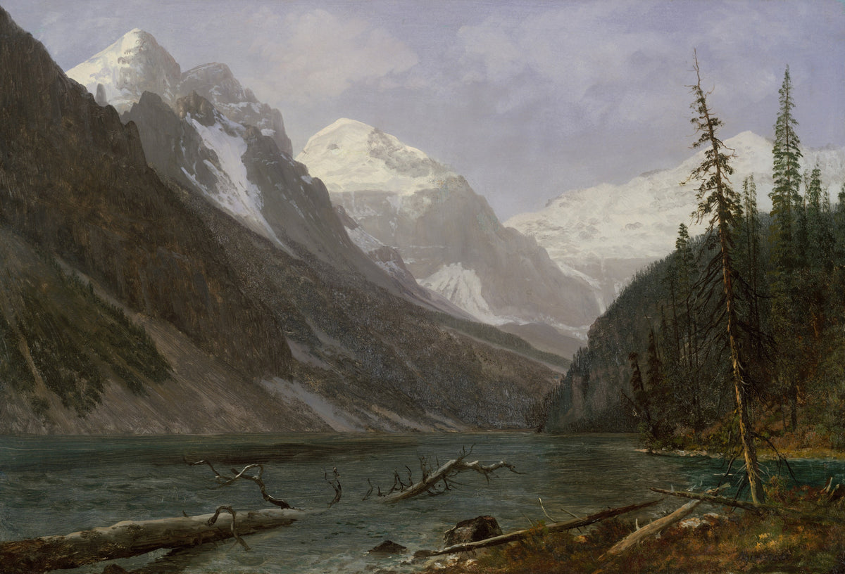 Albert Bierstadt — Canadian Rockies (Lake Louise) | Landscape Fine Art Print