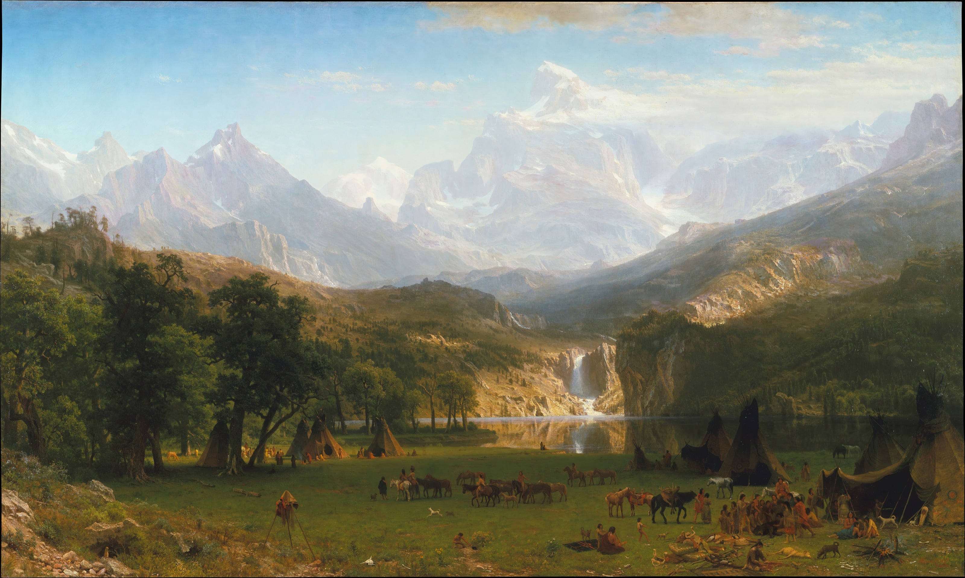 Albert Bierstadt — The Rocky Mountains, Lander's Peak | Landscape Fine Art Print