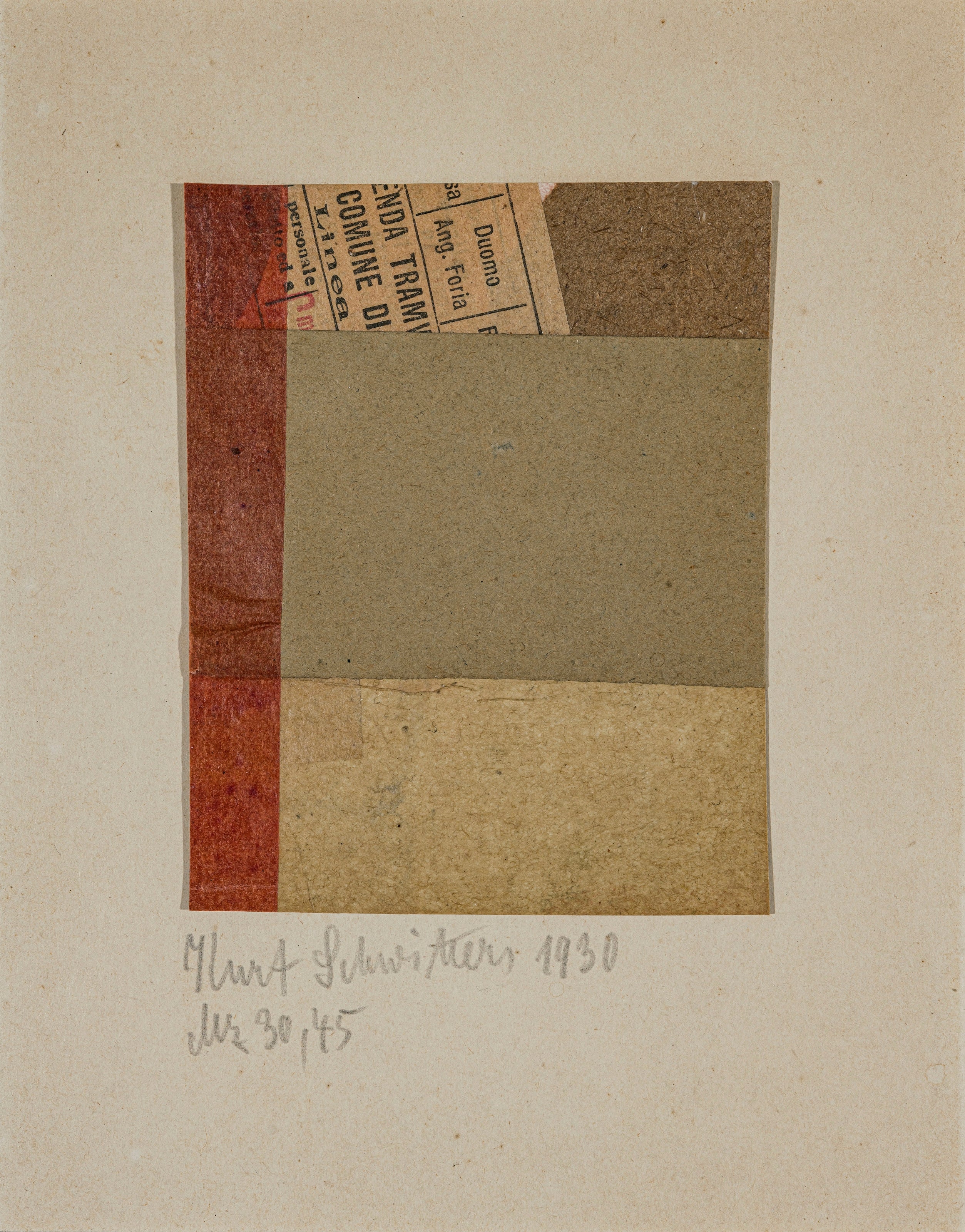 Kurt Schwitters — Mz 30, 45 | Fine Art Print