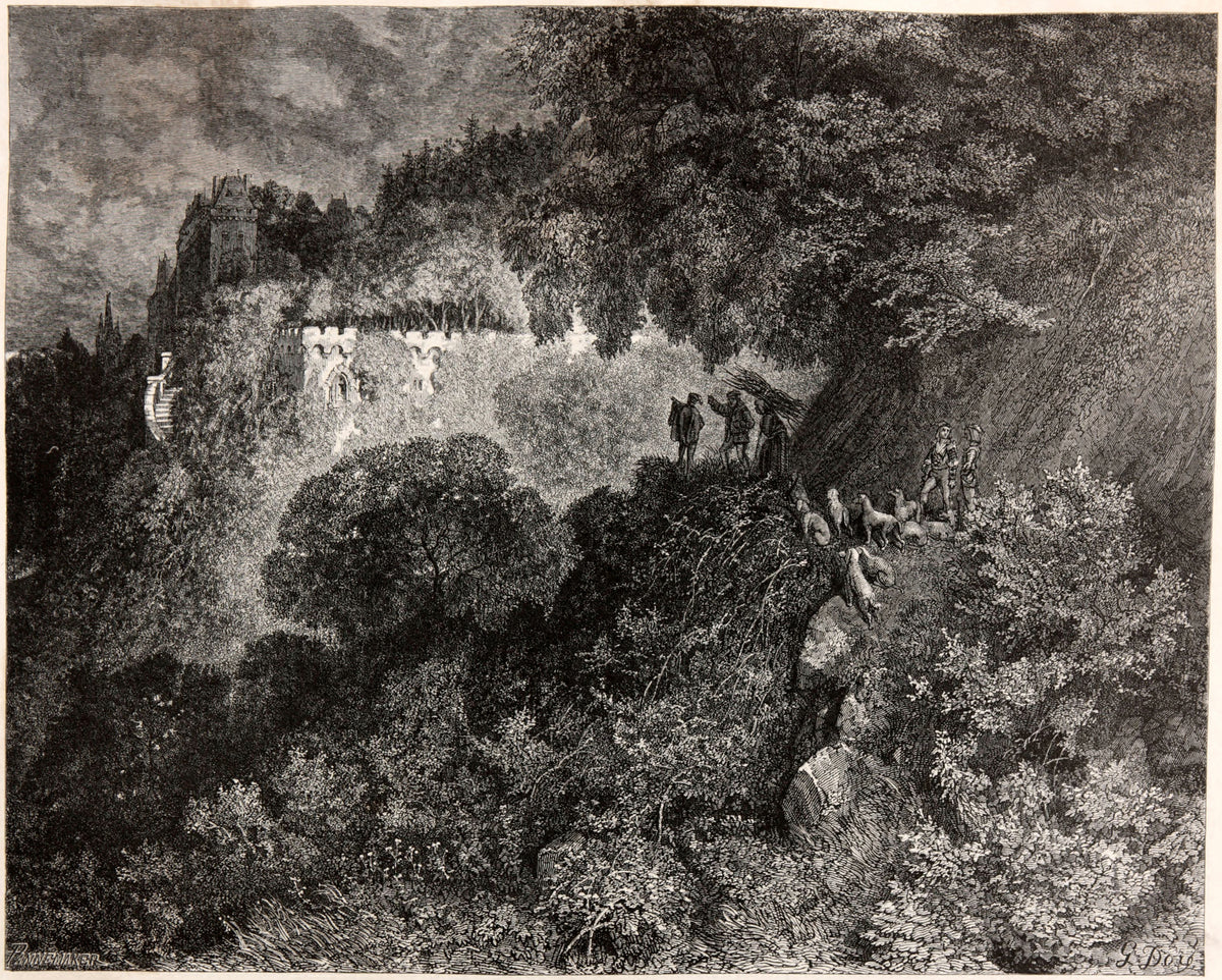 Gustave Doré — Sleeping Beauty: The Enchanted Castle | Fairy Tale Illustration Print