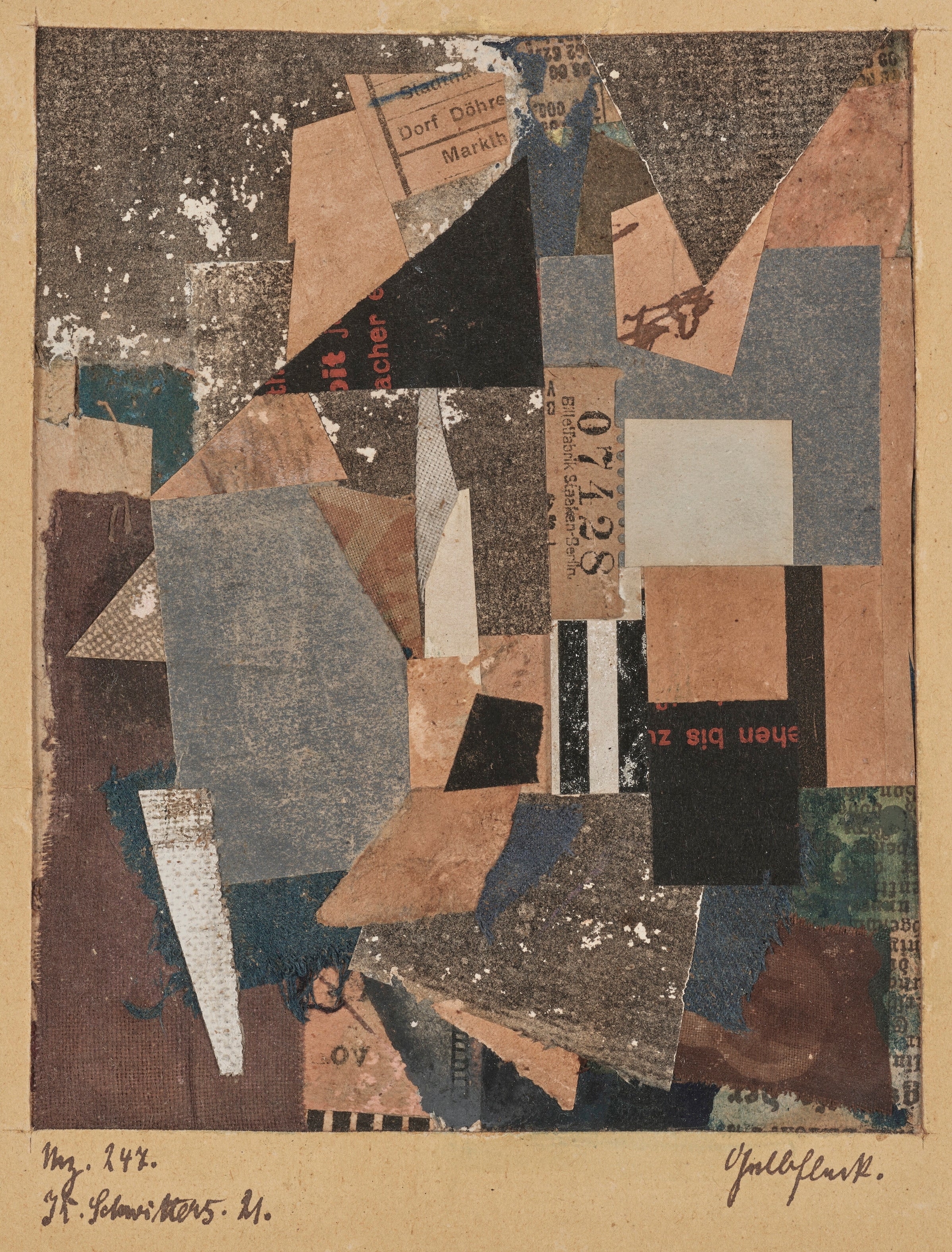 Kurt Schwitters — Mz. 247. Gelbfleck | Fine Art Print