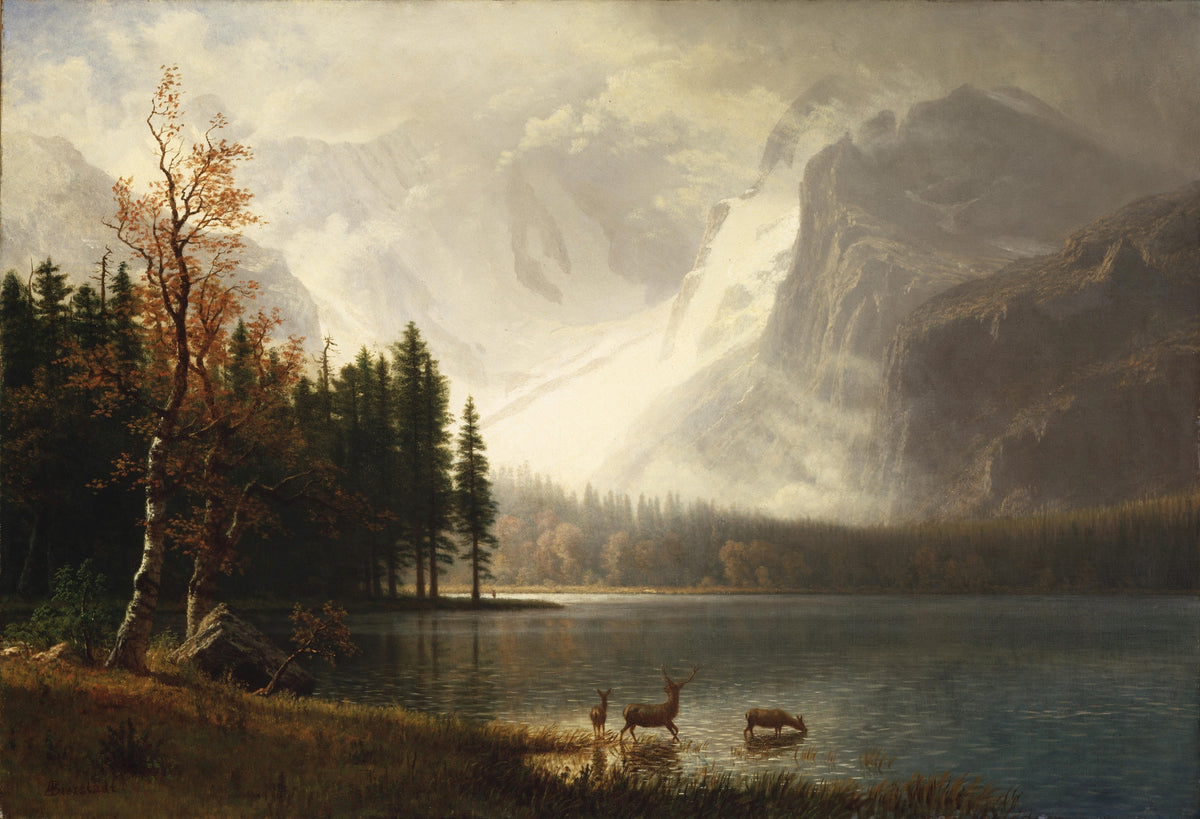 Albert Bierstadt — Estes Park, Colorado, Whyte's Lake | Landscape Fine Art Print