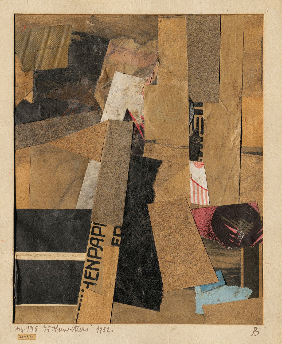 Kurt Schwitters — Mz 478 Gemälde | Fine Art Print