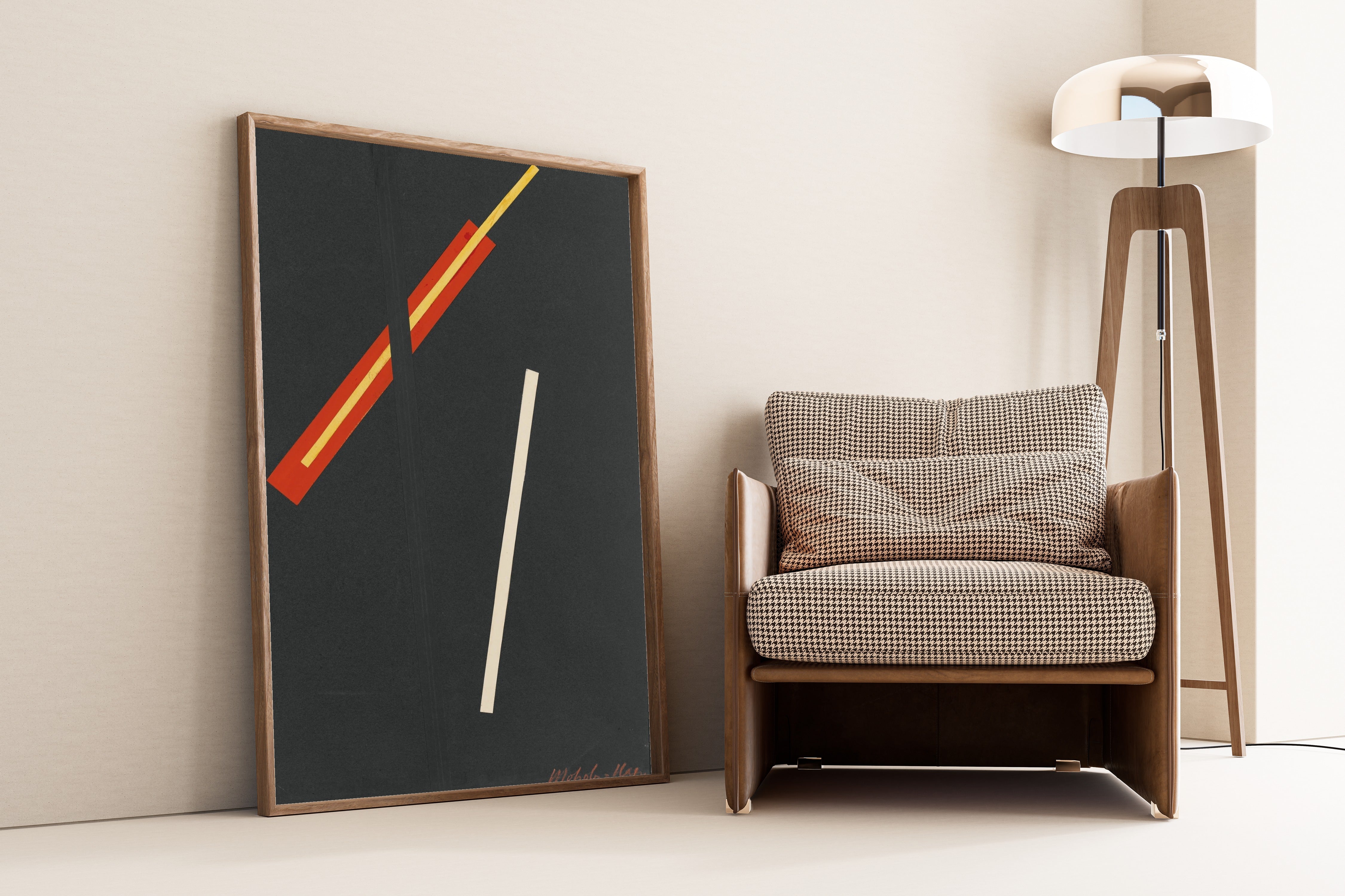 László Moholy-Nagy — Collage with Three Elements | Fine Art Print