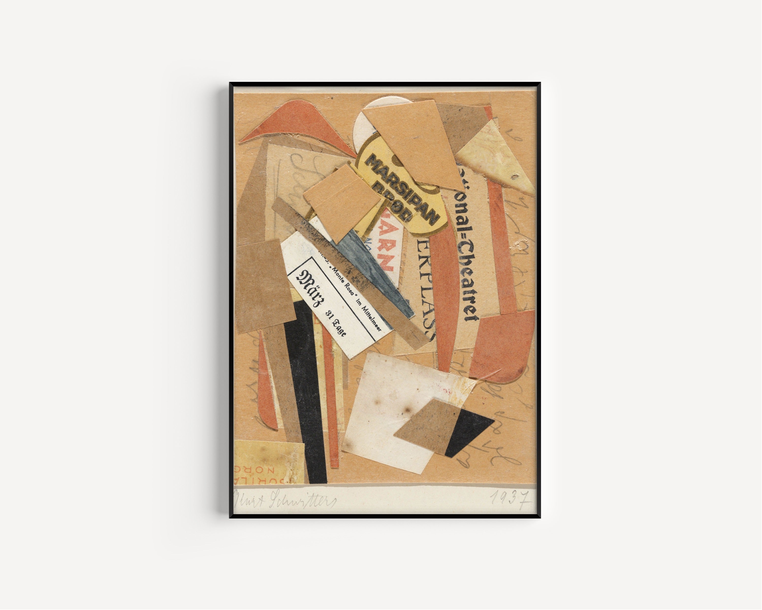 Kurt Schwitters — Collage | Fine Art Print