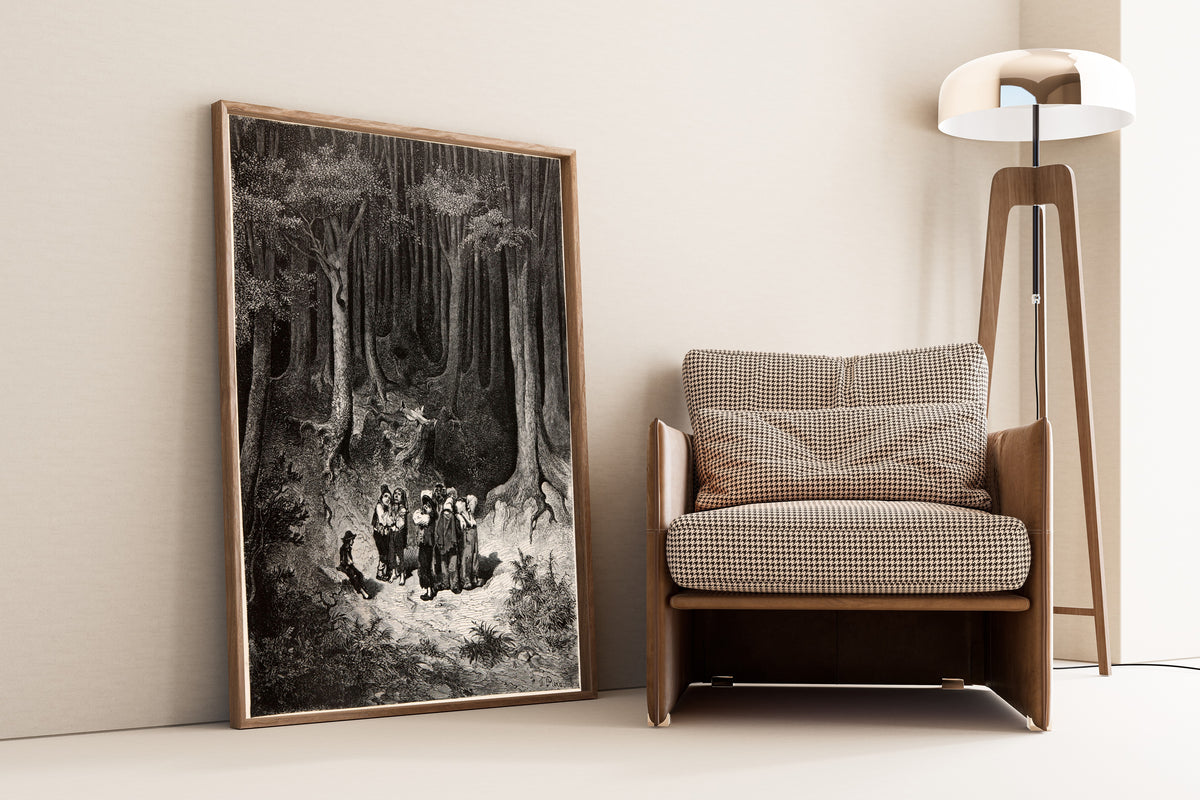 Gustave Doré — Tom Thumb: Lost in the Forest | Fairy Tale Illustration Print