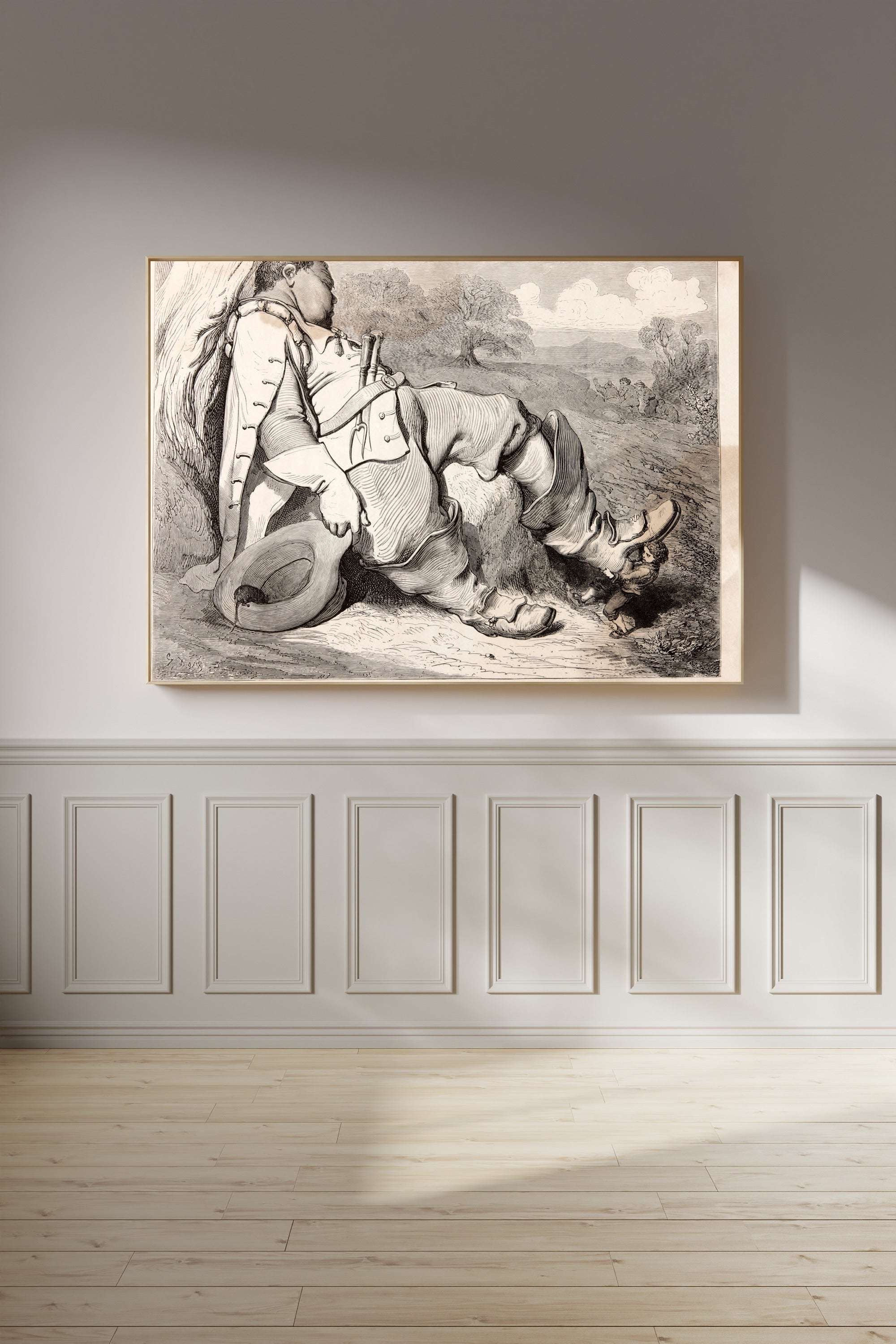Gustave Doré — Tom Thumb: The Ogre Asleep | Fairy Tale Illustration Print
