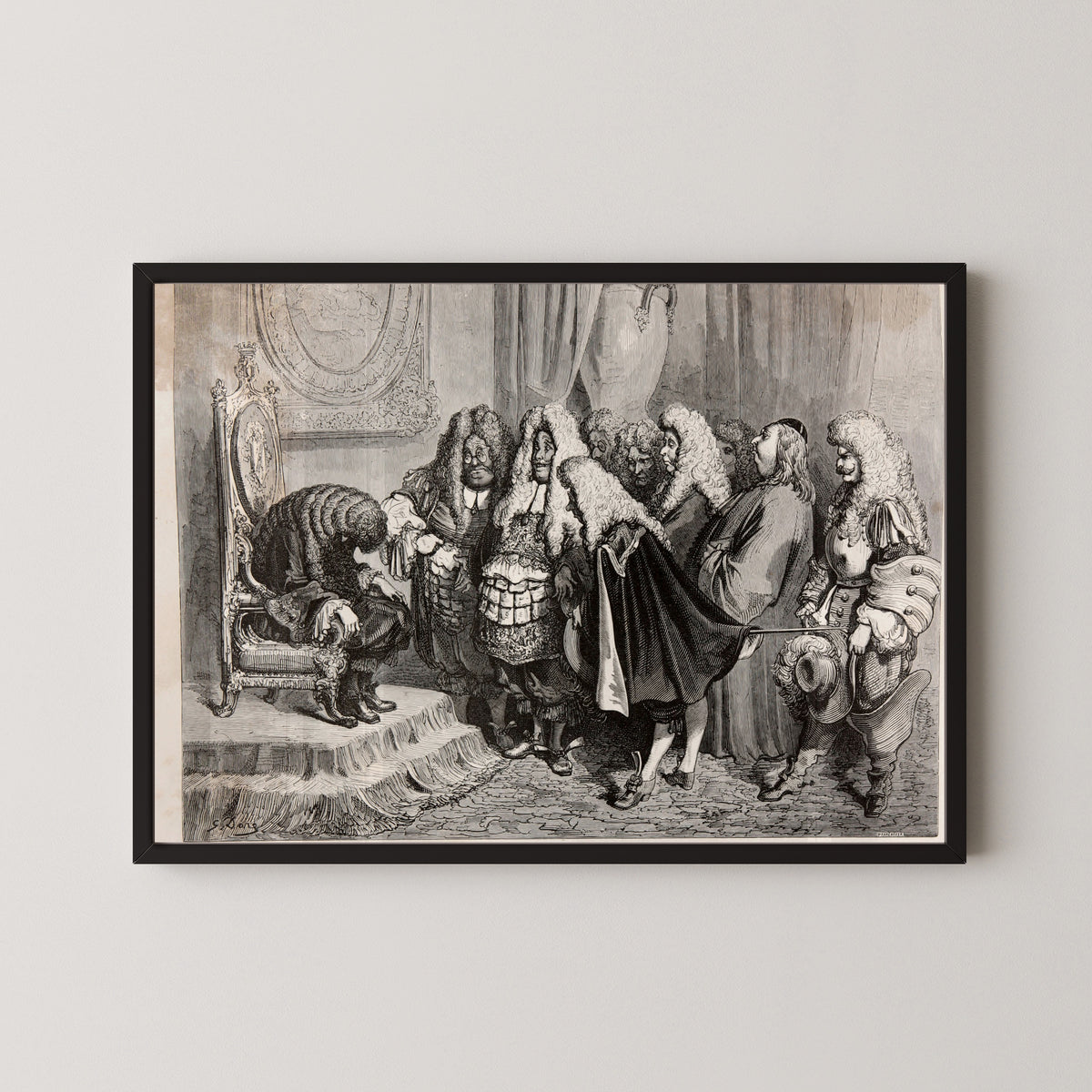 Gustave Doré — Donkey Skin: The King's Councillors | Fairy Tale Illustration Print