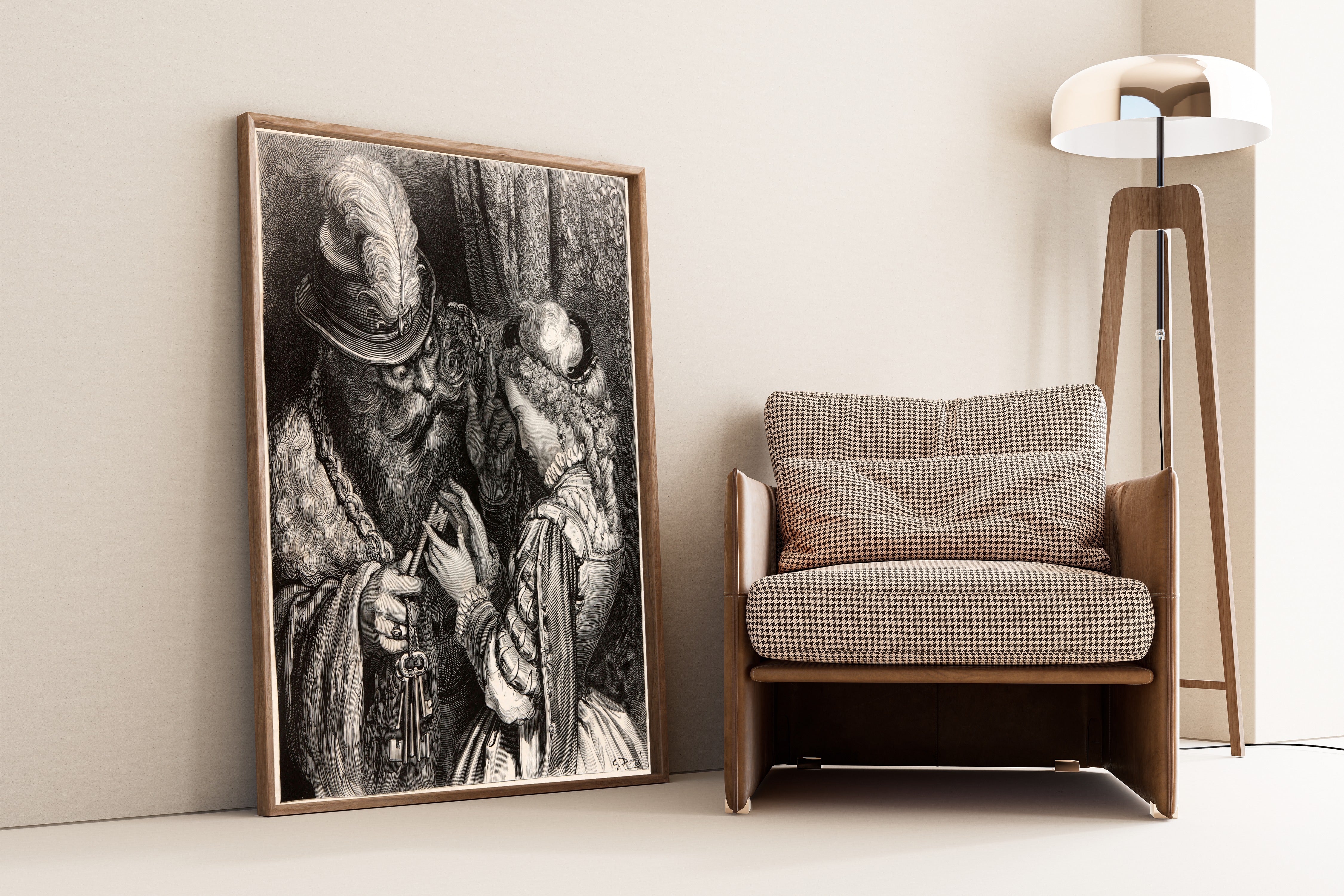 Gustave Doré — Bluebeard: The Keys | Fairy Tale Illustration Print