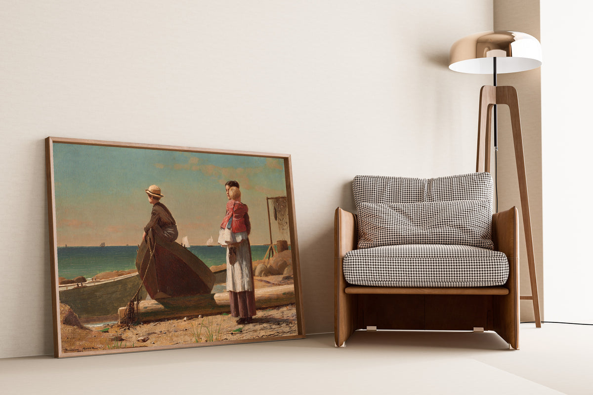 Winslow Homer — Dad's Coming! | Landscape Fine Art Print