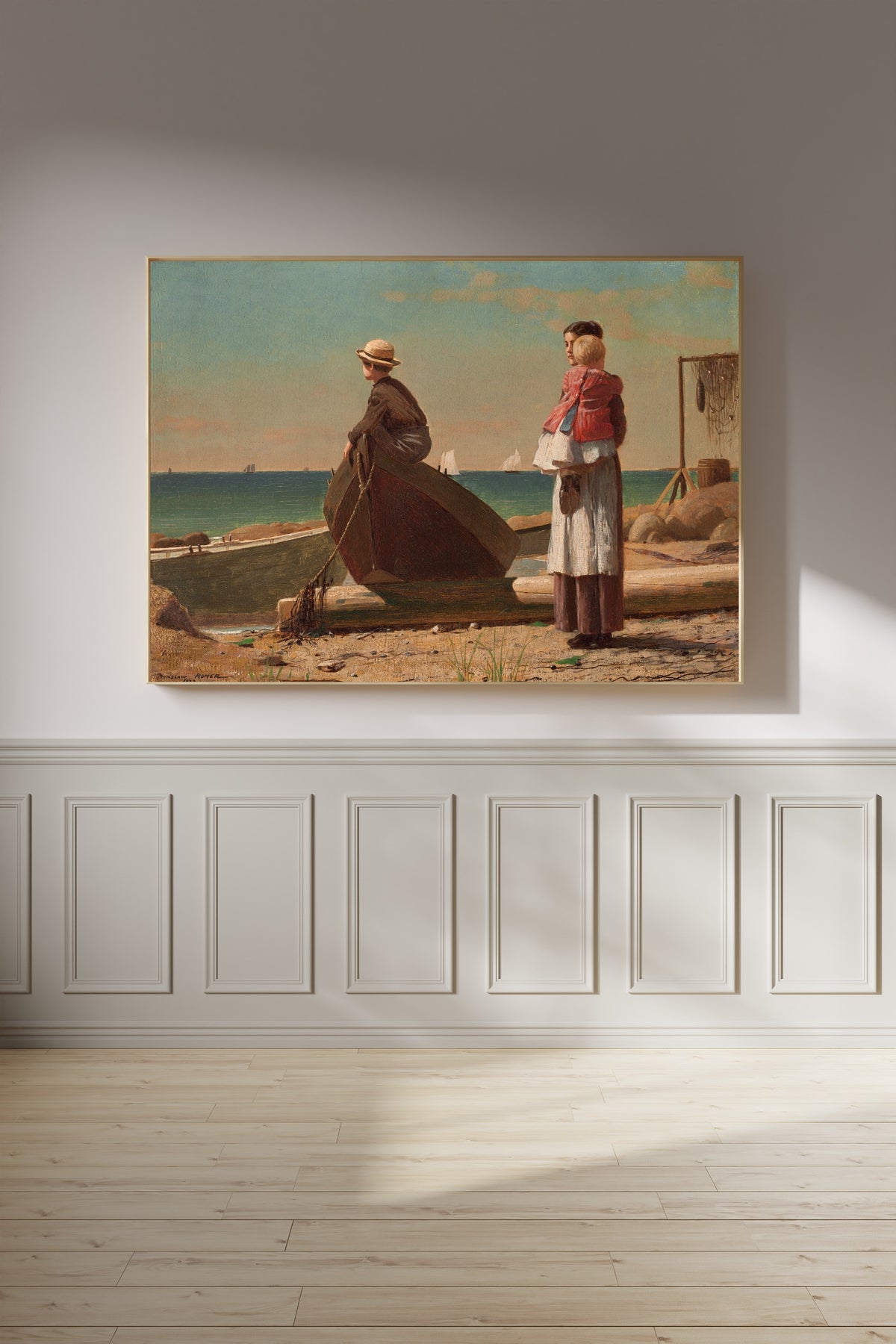 Winslow Homer — Dad's Coming! | Landscape Fine Art Print