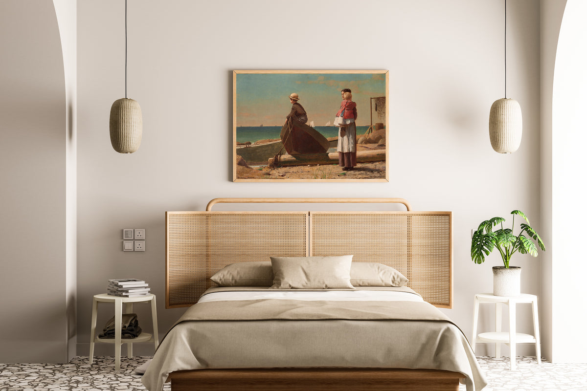 Winslow Homer — Dad's Coming! | Landscape Fine Art Print
