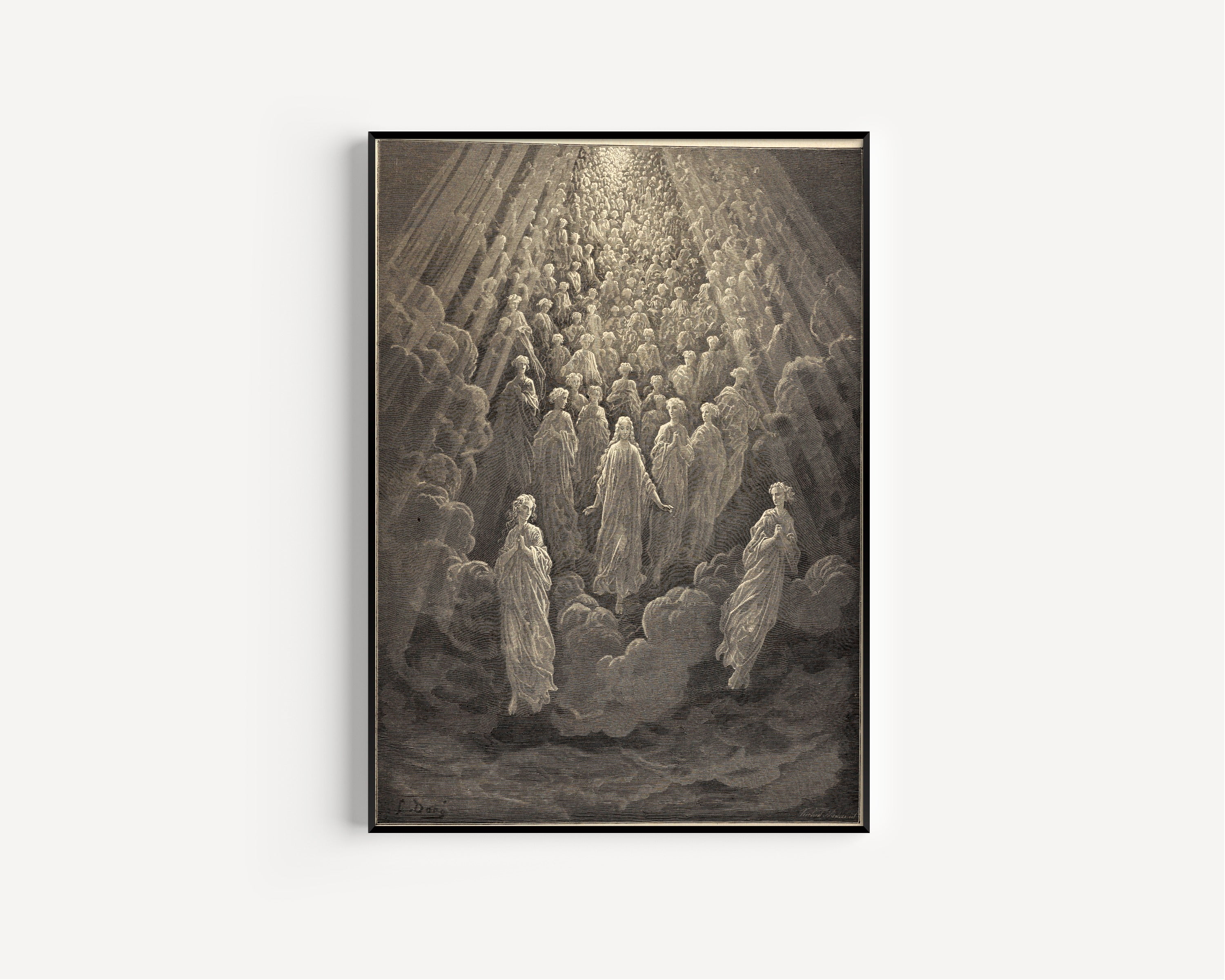 Gustave Doré — Paradiso, Canto V: The Splendours of Mercury | Dante Illustration Print