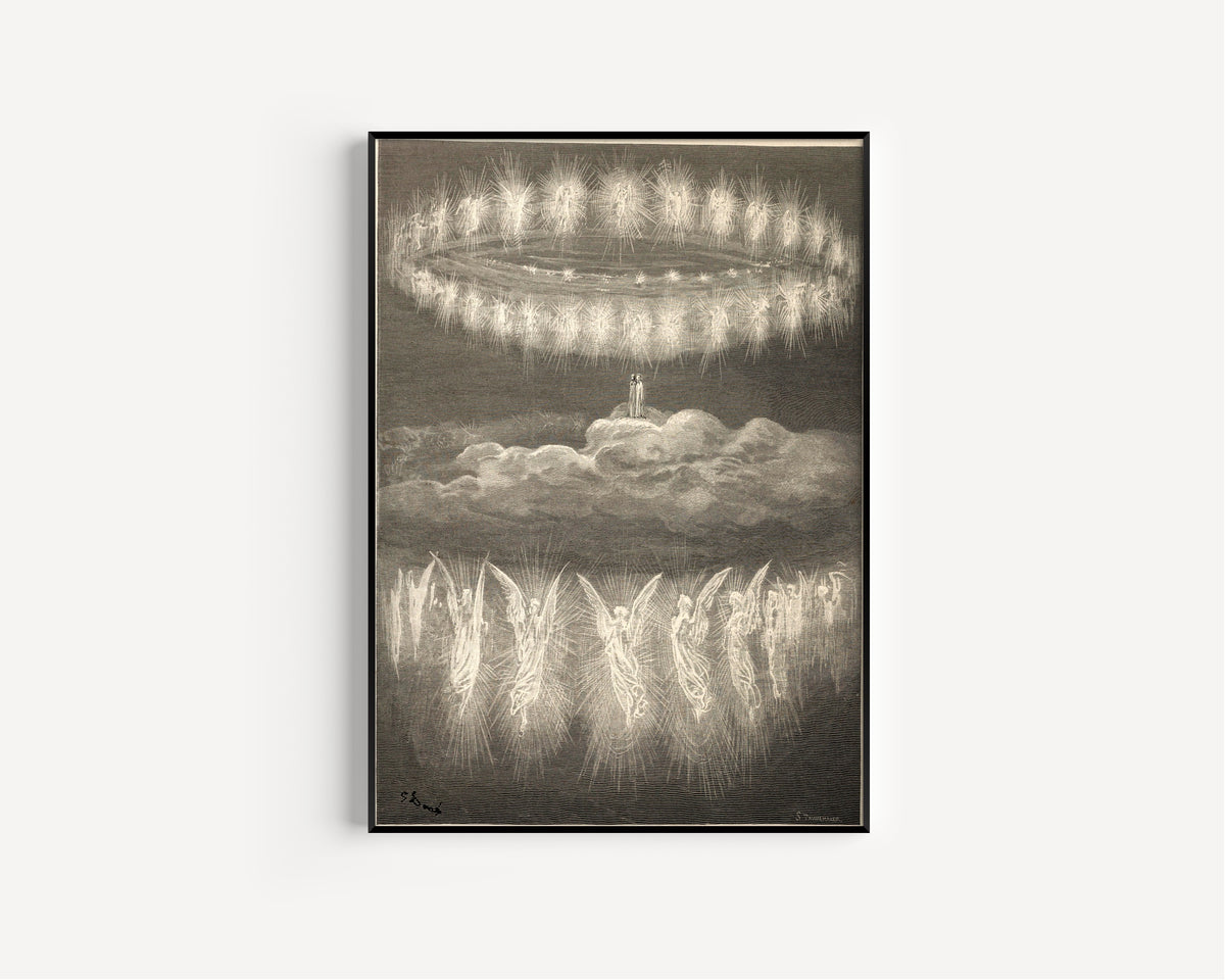 Gustave Doré — Paradiso, Canto XII: The Two Garlands of the Blessed | Dante Illustration Print