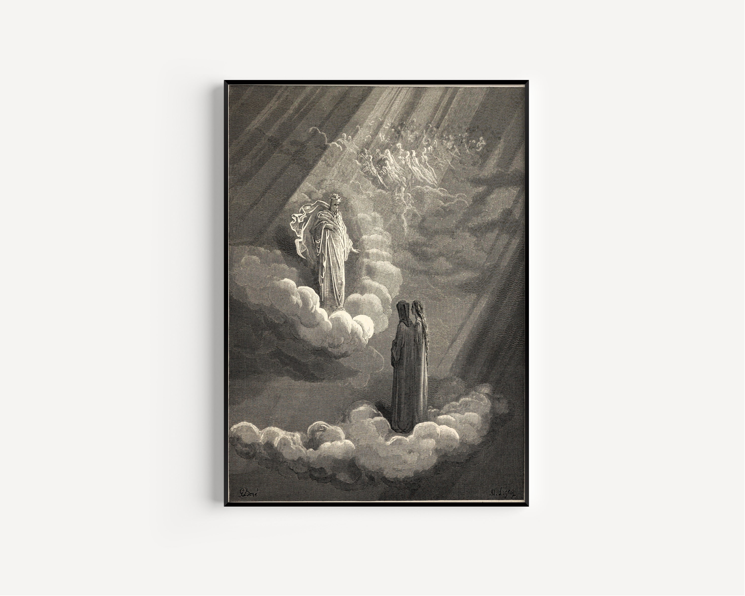 Gustave Doré — Paradiso, Canto XVI: Cacciaguida | Dante Illustration Print