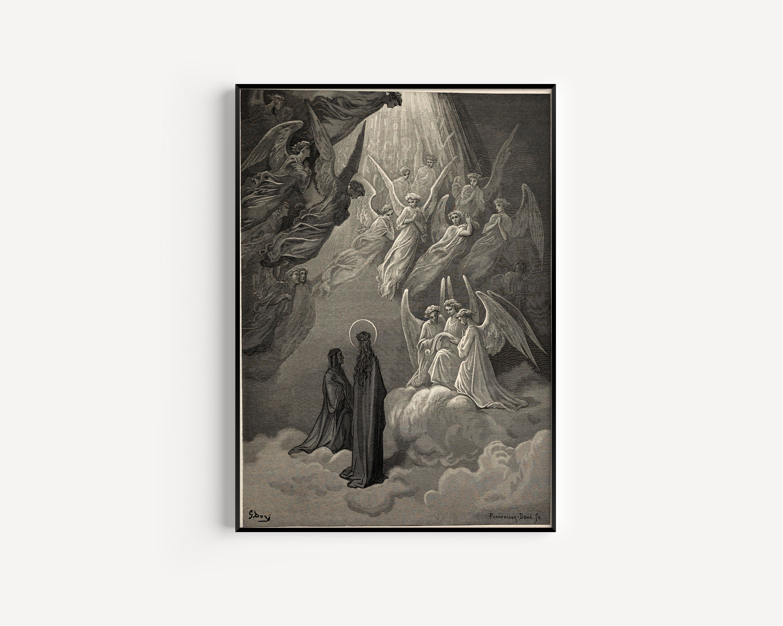 Gustave Doré — Paradiso, Canto XX: The Living Lights of Jupiter | Dante Illustration Print