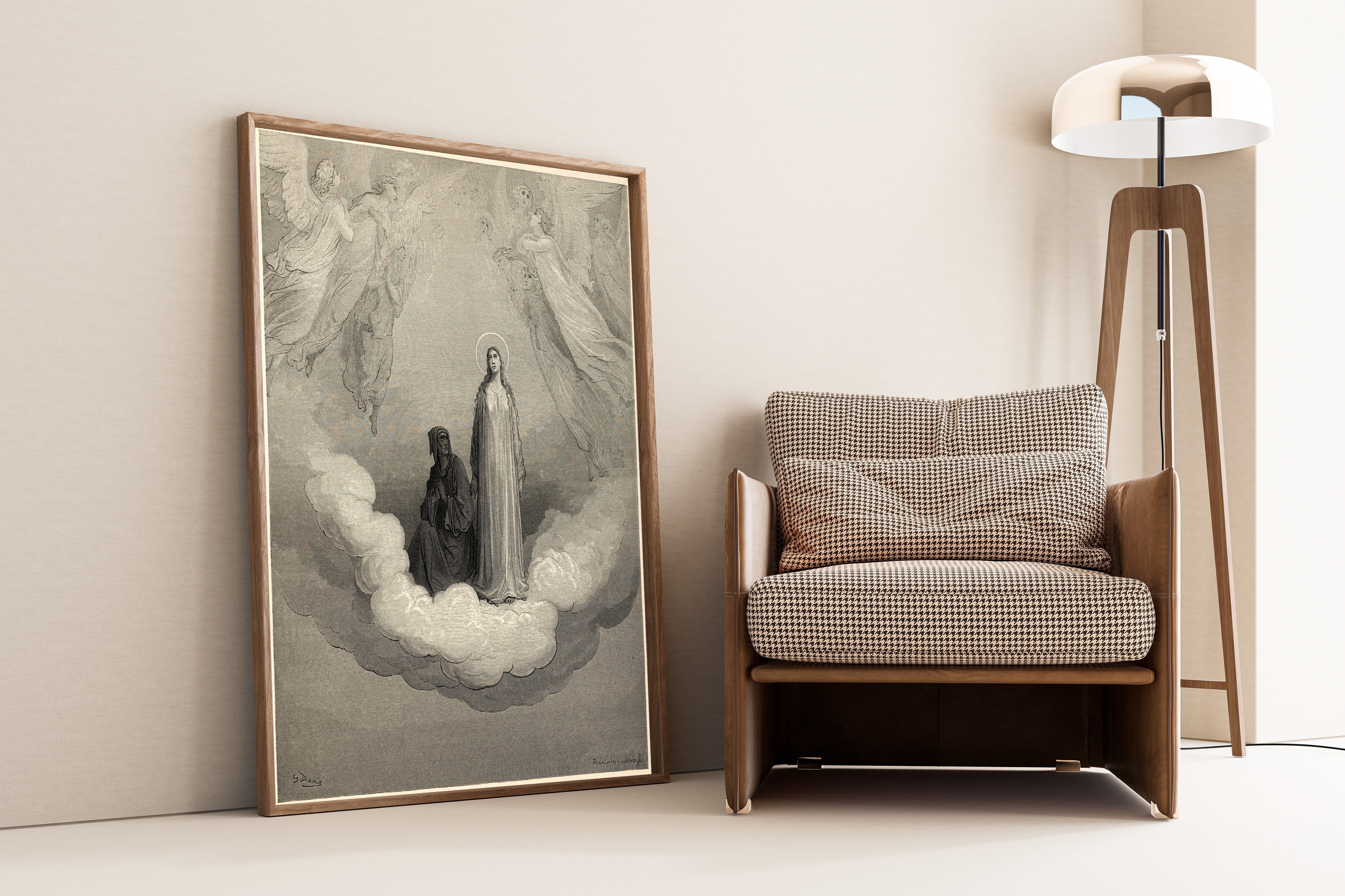Gustave Doré — Paradiso, Canto XXI: Beatrice in Saturn | Dante Illustration Print