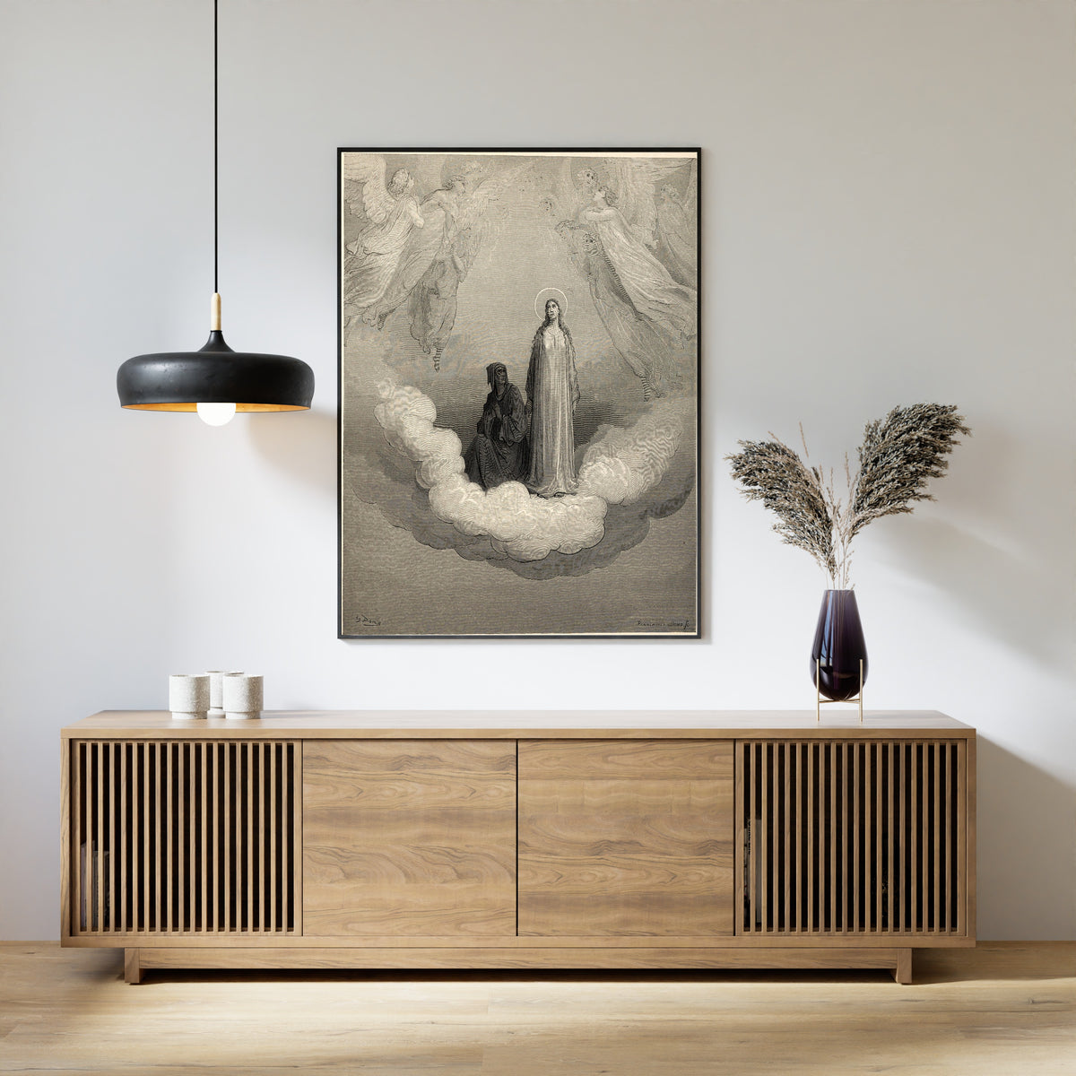 Gustave Doré — Paradiso, Canto XXI: Beatrice in Saturn | Dante Illustration Print