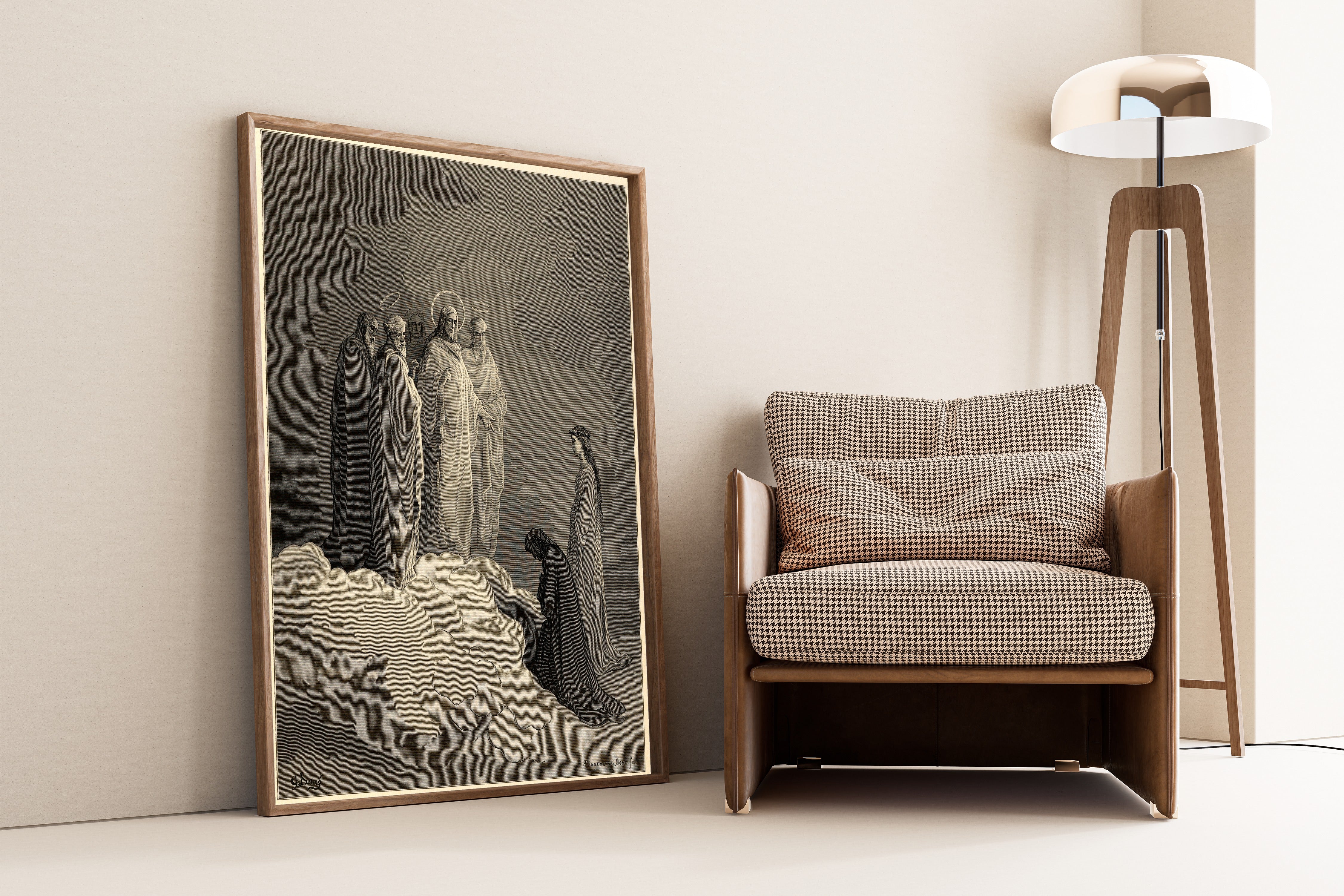 Gustave Doré — Paradiso, Canto XXVI: Peter, James and John | Dante Illustration Print