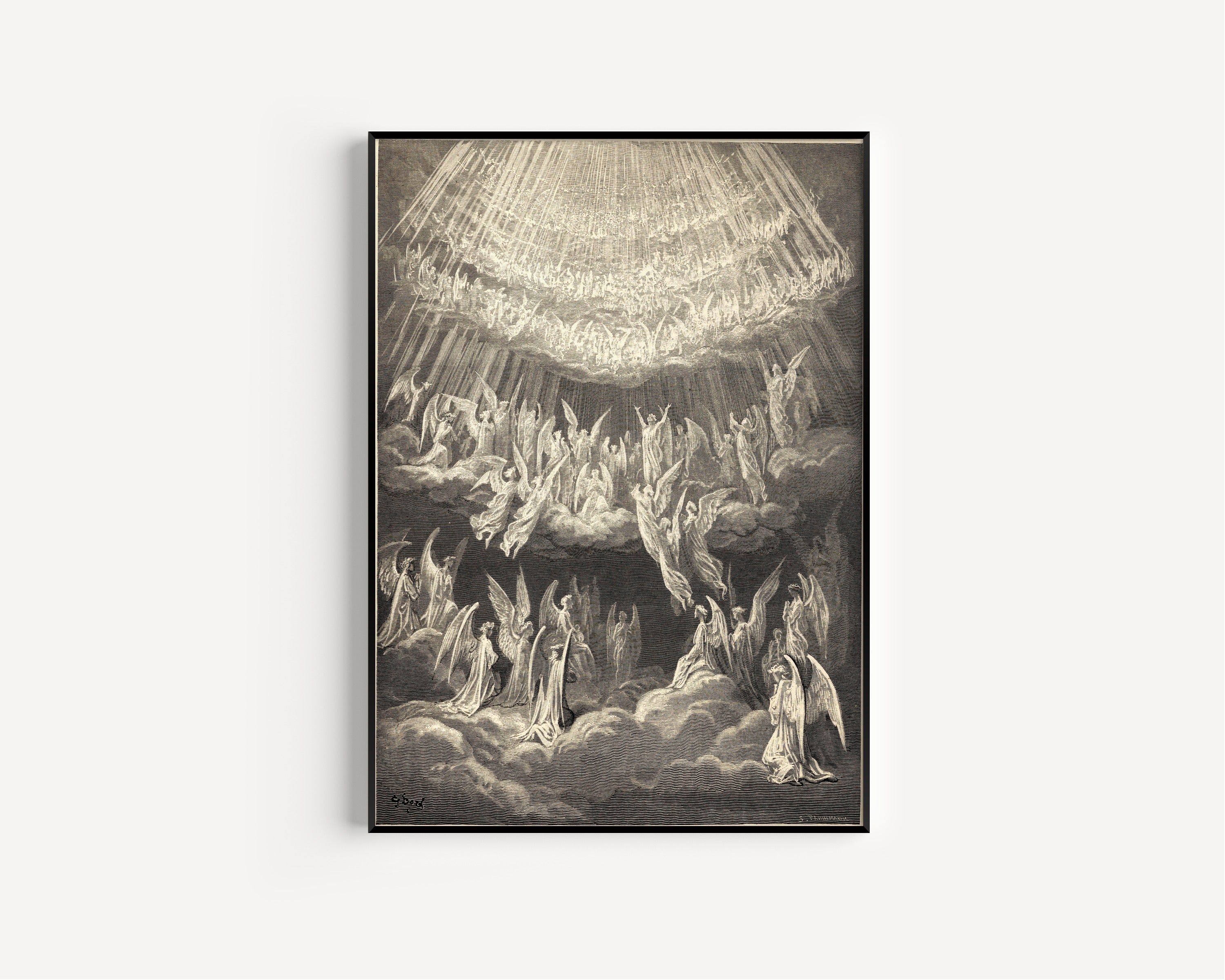 Gustave Doré — Paradiso, Canto XXVII: Glory to the Father | Dante Illustration Print