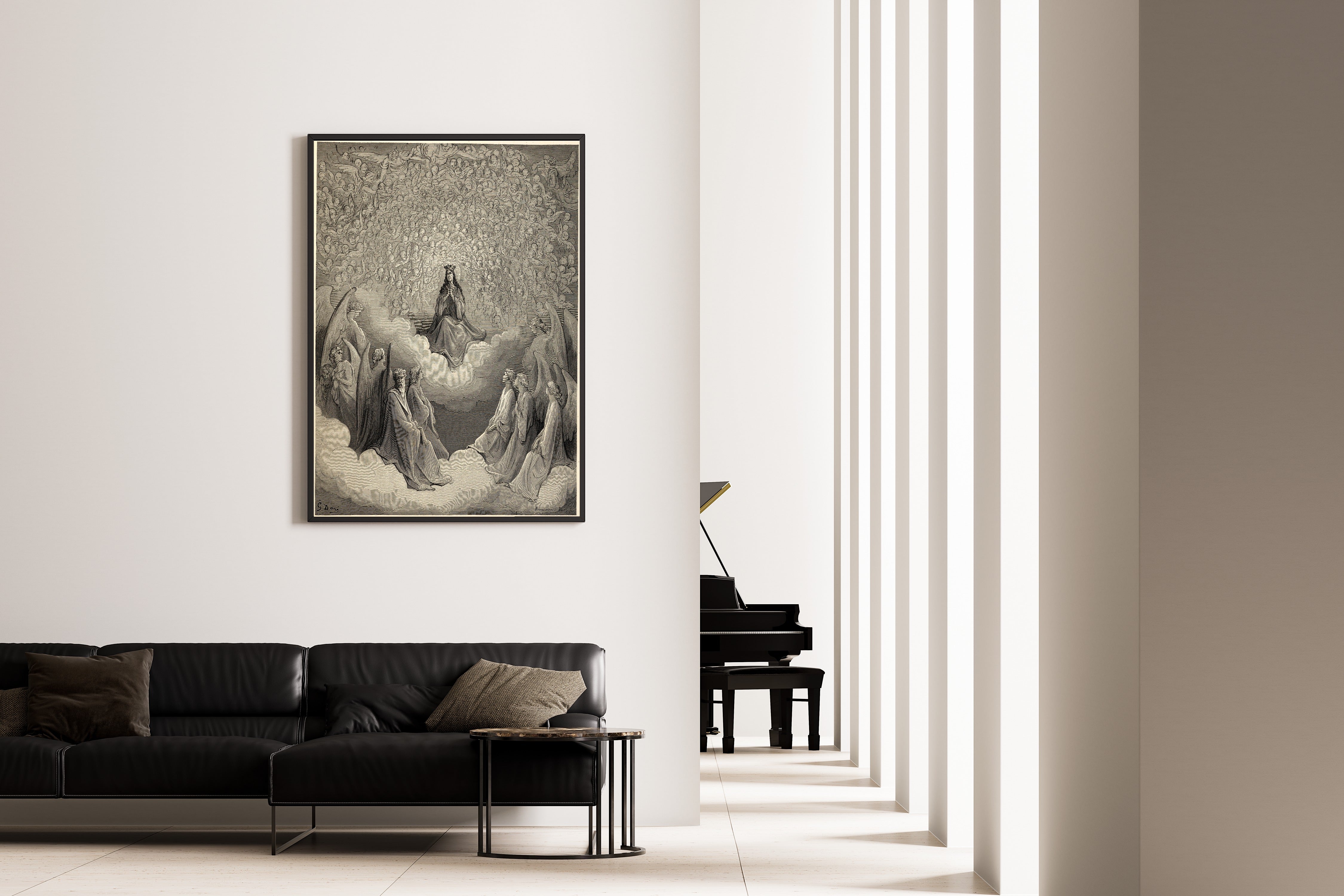 Gustave Doré — Paradiso, Canto XXXI: Beatrice Enthroned in the Rose | Dante Illustration Print