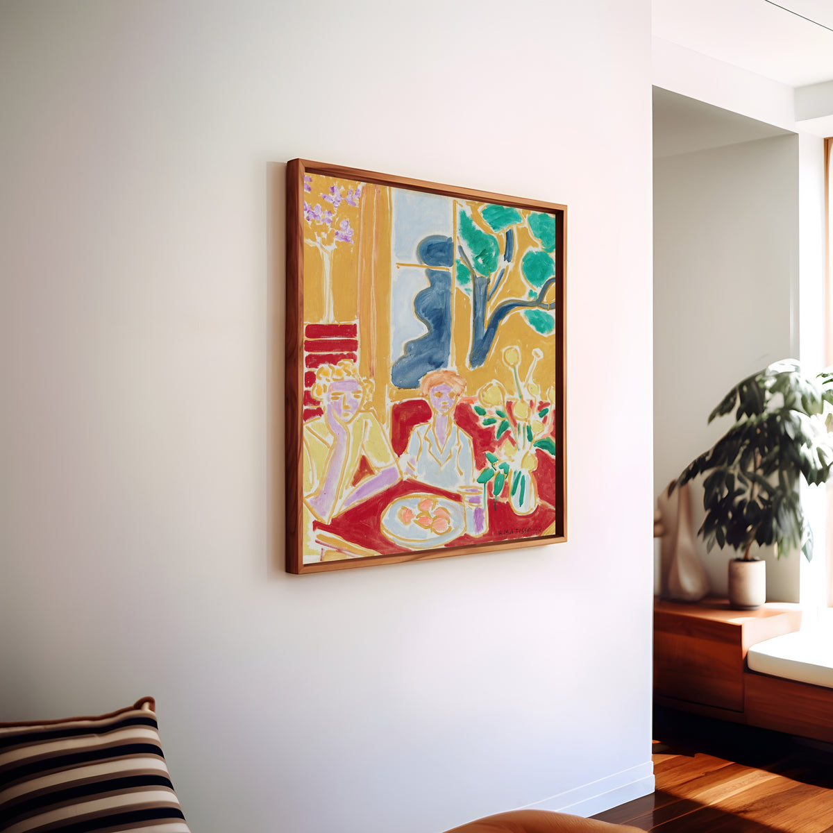 Henri Matisse — Two Girls, Yellow and Red Background | Fine Art Print