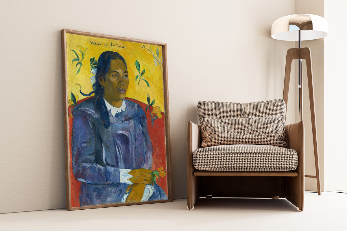 Paul Gauguin — Vahine no te Tiare (Woman with a Flower) | Fine Art Print