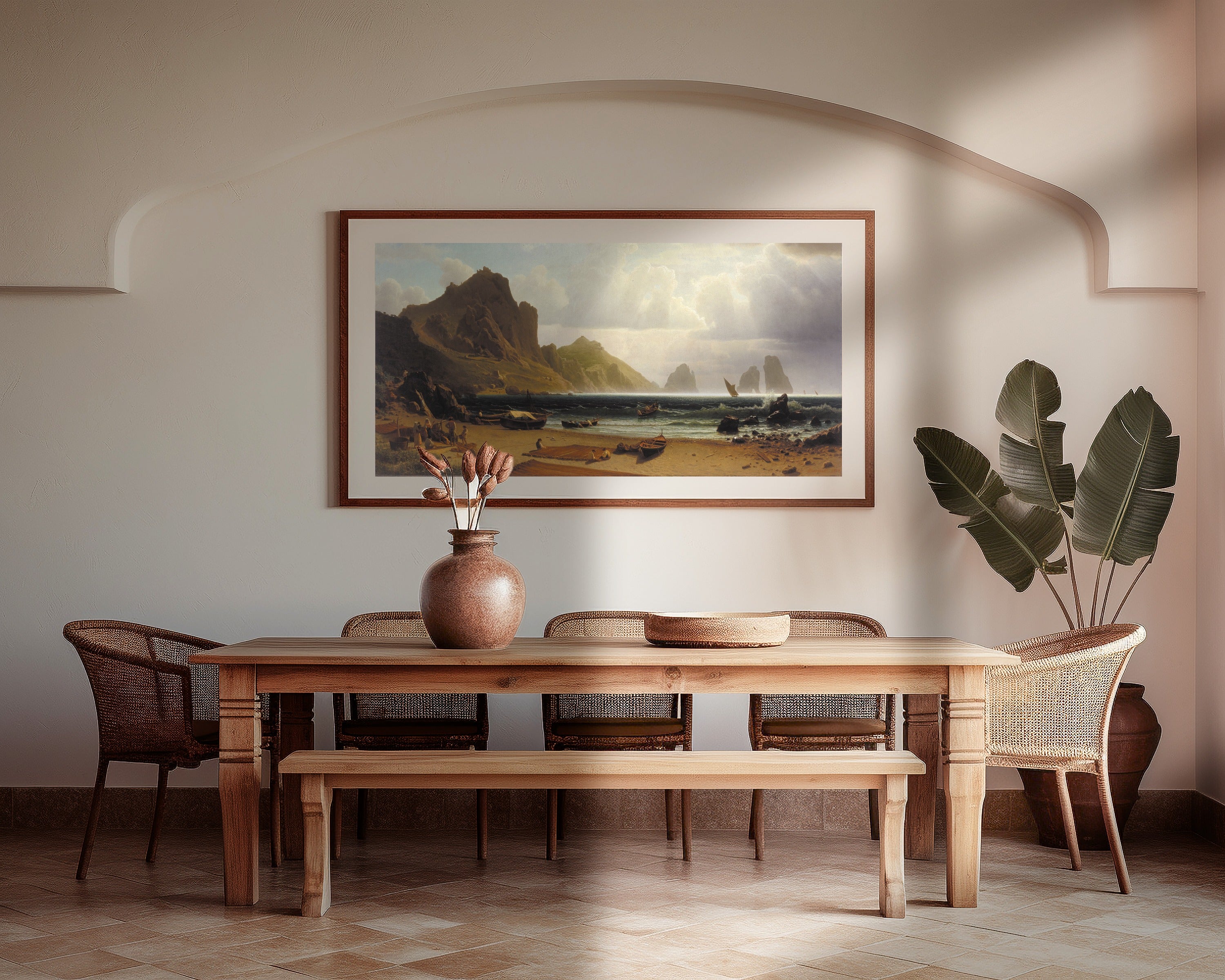 Albert Bierstadt — The Marina Piccola, Capri | Landscape Fine Art Print