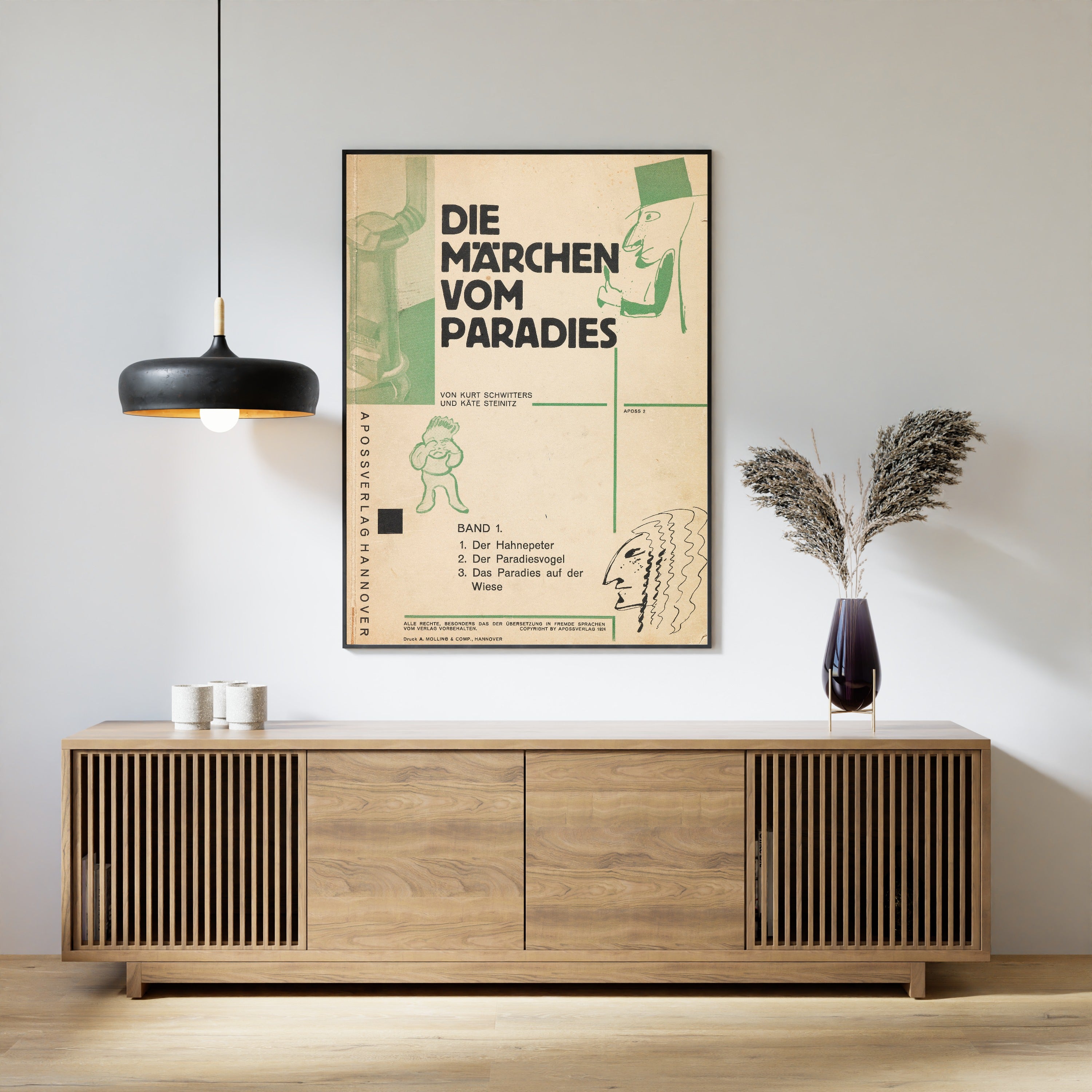 Kurt Schwitters — Die Märchen vom Paradies (Apossverlag, Band 1) | Fine Art Print