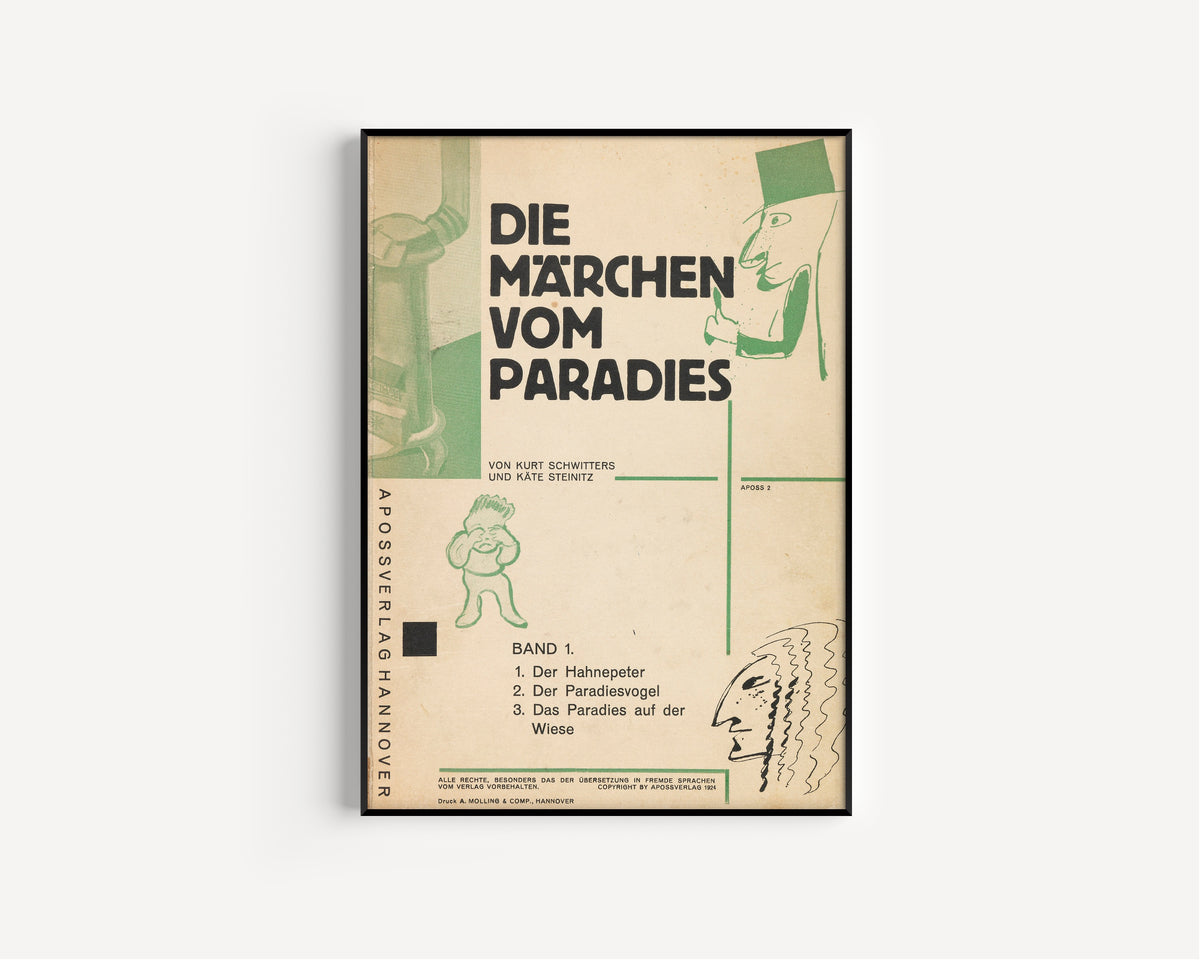 Kurt Schwitters — Die Märchen vom Paradies (Apossverlag, Band 1) | Fine Art Print