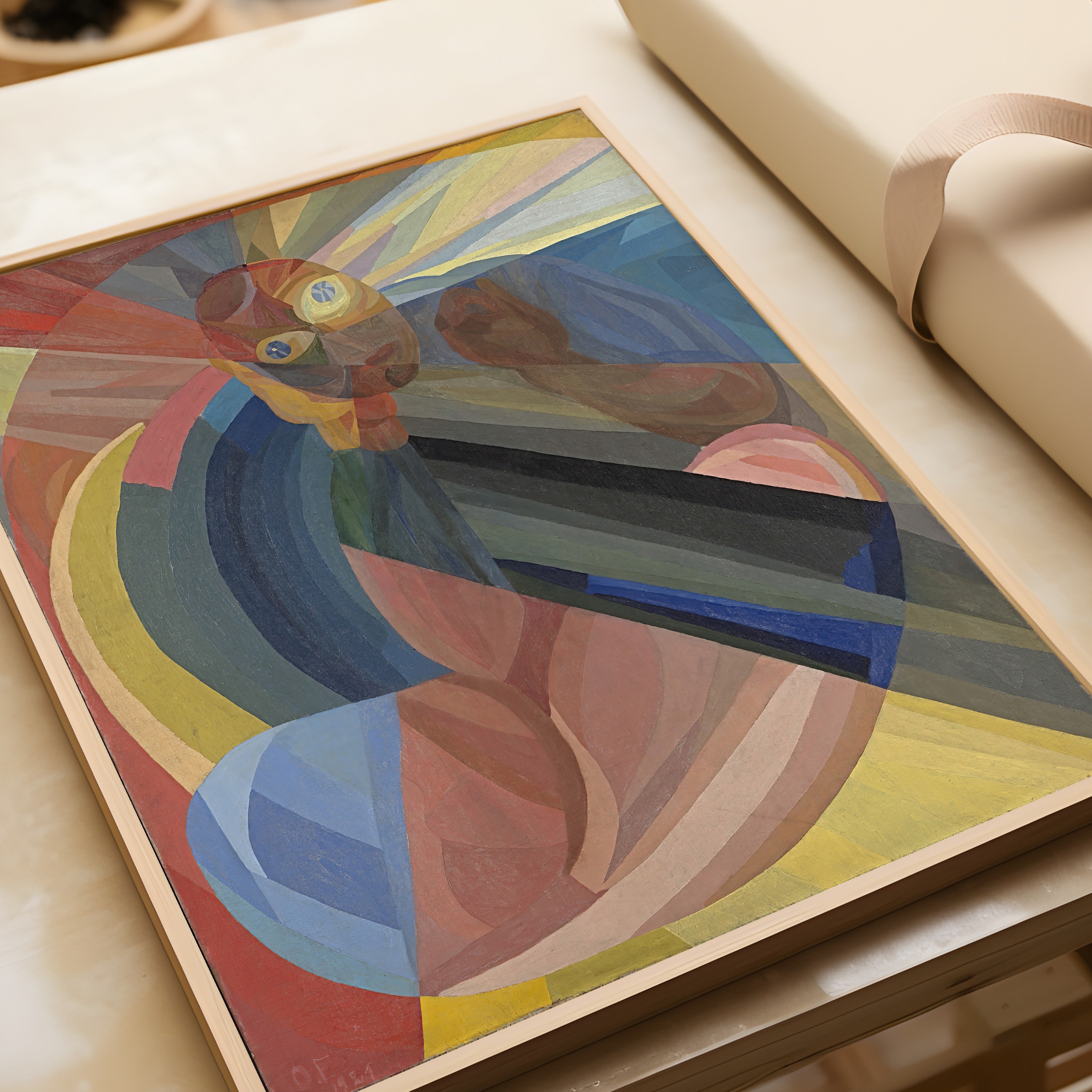 Otto Freundlich — Die Mutter (1921) | The Mother — Early Abstract Figure Fine Art Print