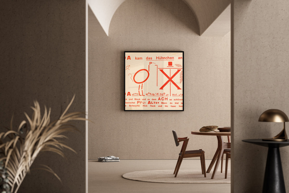 Kurt Schwitters — Die Scheuche | Fine Art Print