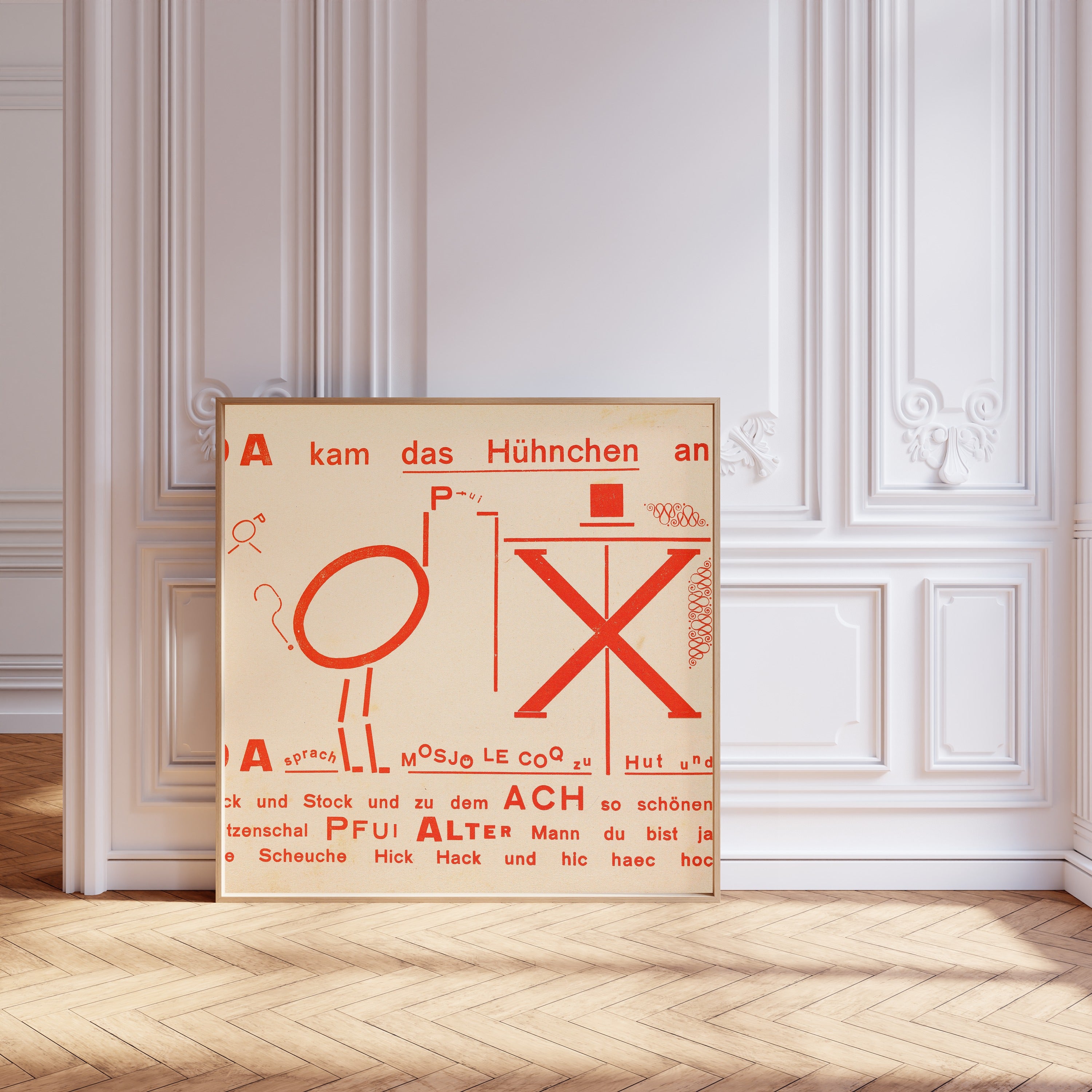 Kurt Schwitters — Die Scheuche | Fine Art Print