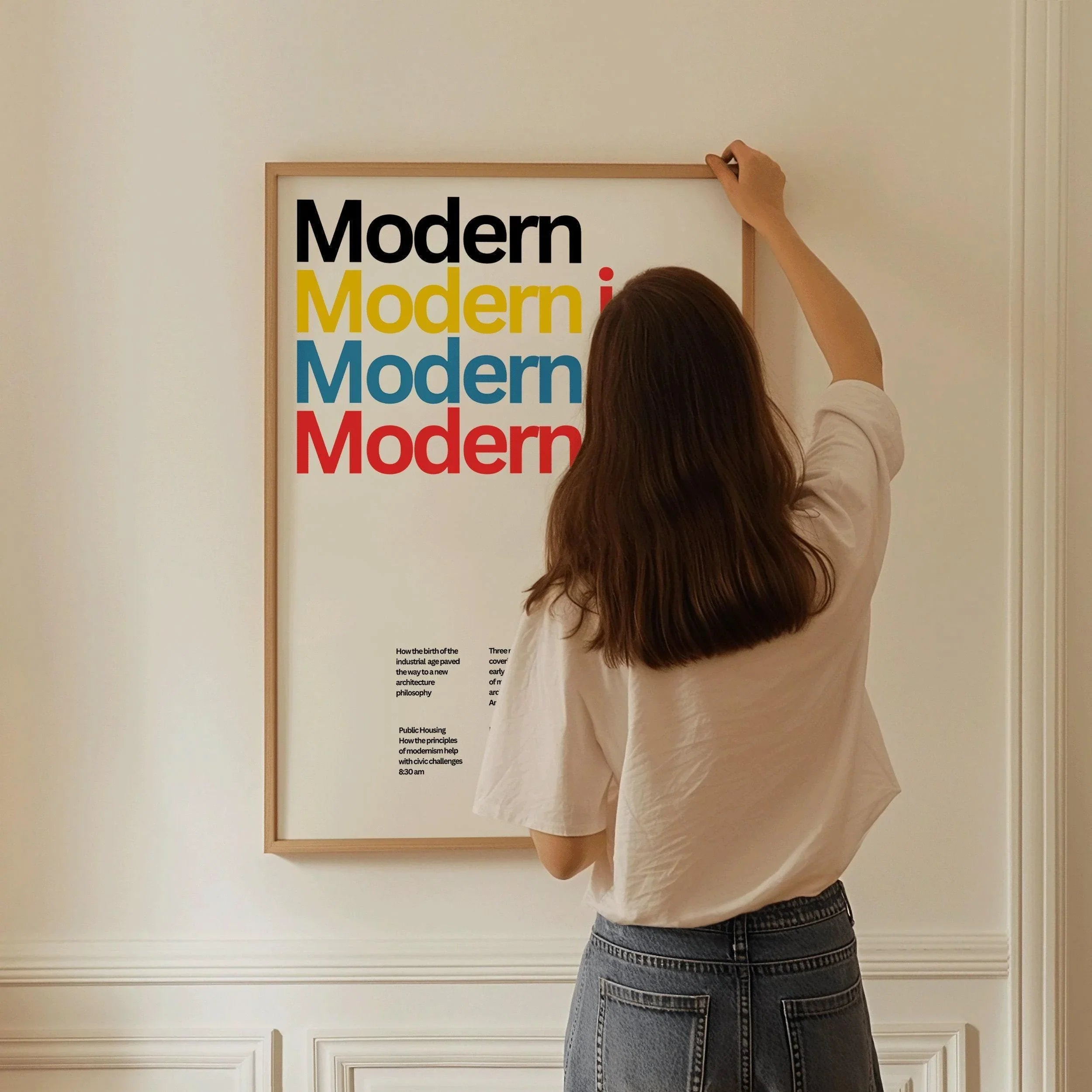 Dietmar Winkler - Modernism PRINT | Minimalist Typography Poster