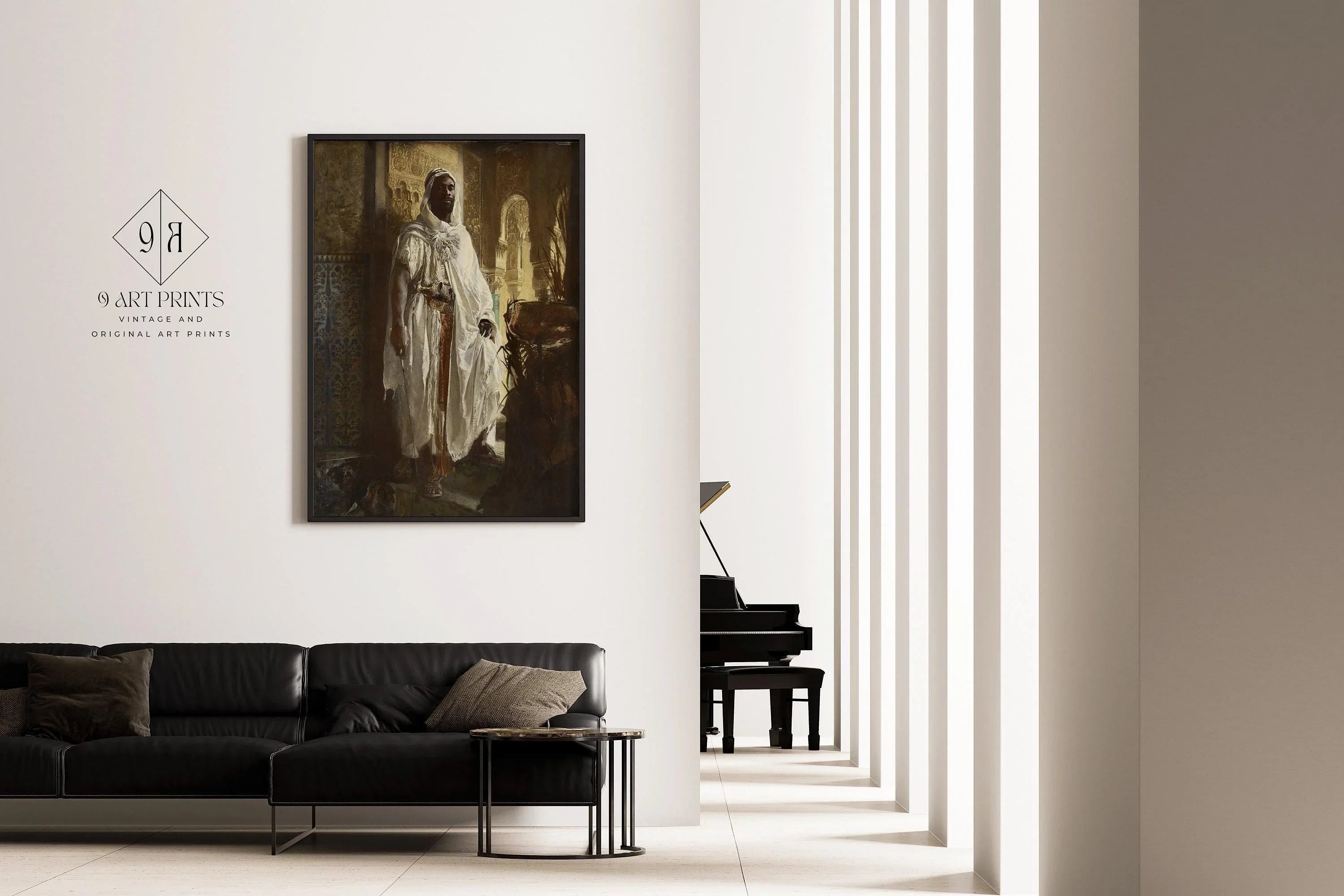 Eduard Charlemont - The Moorish Chief | Famous Orientalist Art