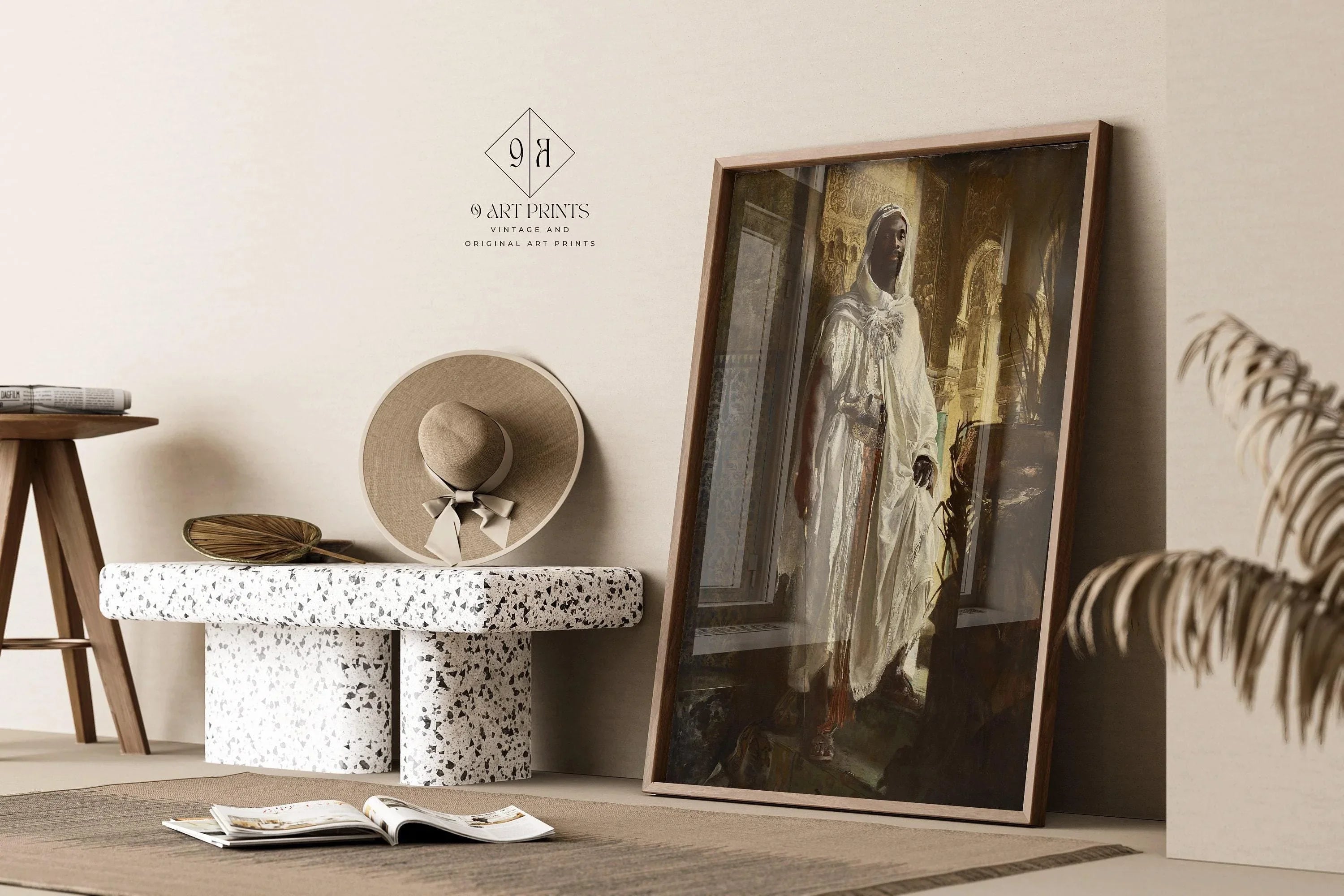 Eduard Charlemont - The Moorish Chief | Famous Orientalist Art