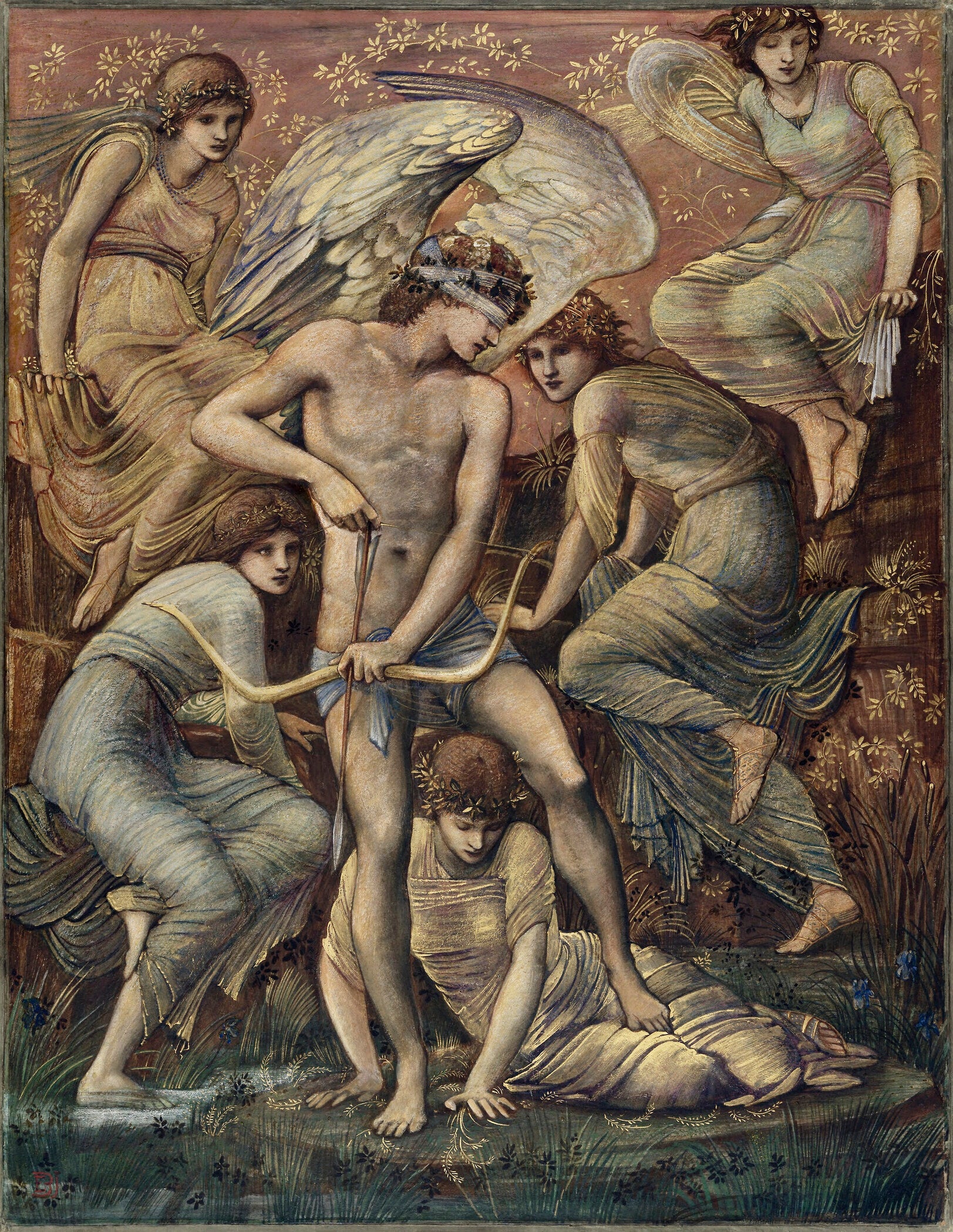Edward Burne-Jones — Cupid's Hunting Grounds | Fine Art Print - 9ArtPrints