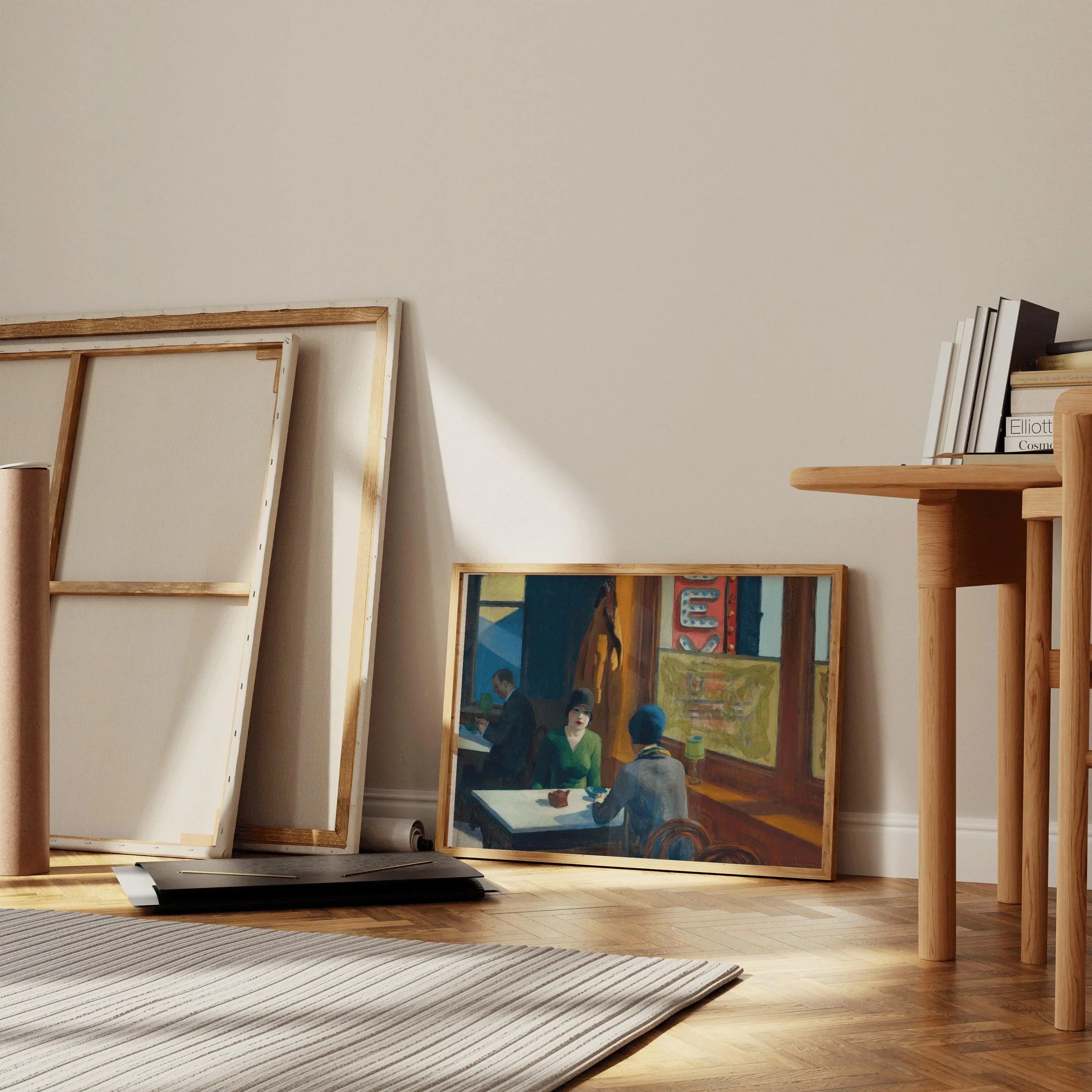 Edward Hopper - Cafe (Chop Suey) | Famous Art (available handframed or unframed) - 9ArtPrints