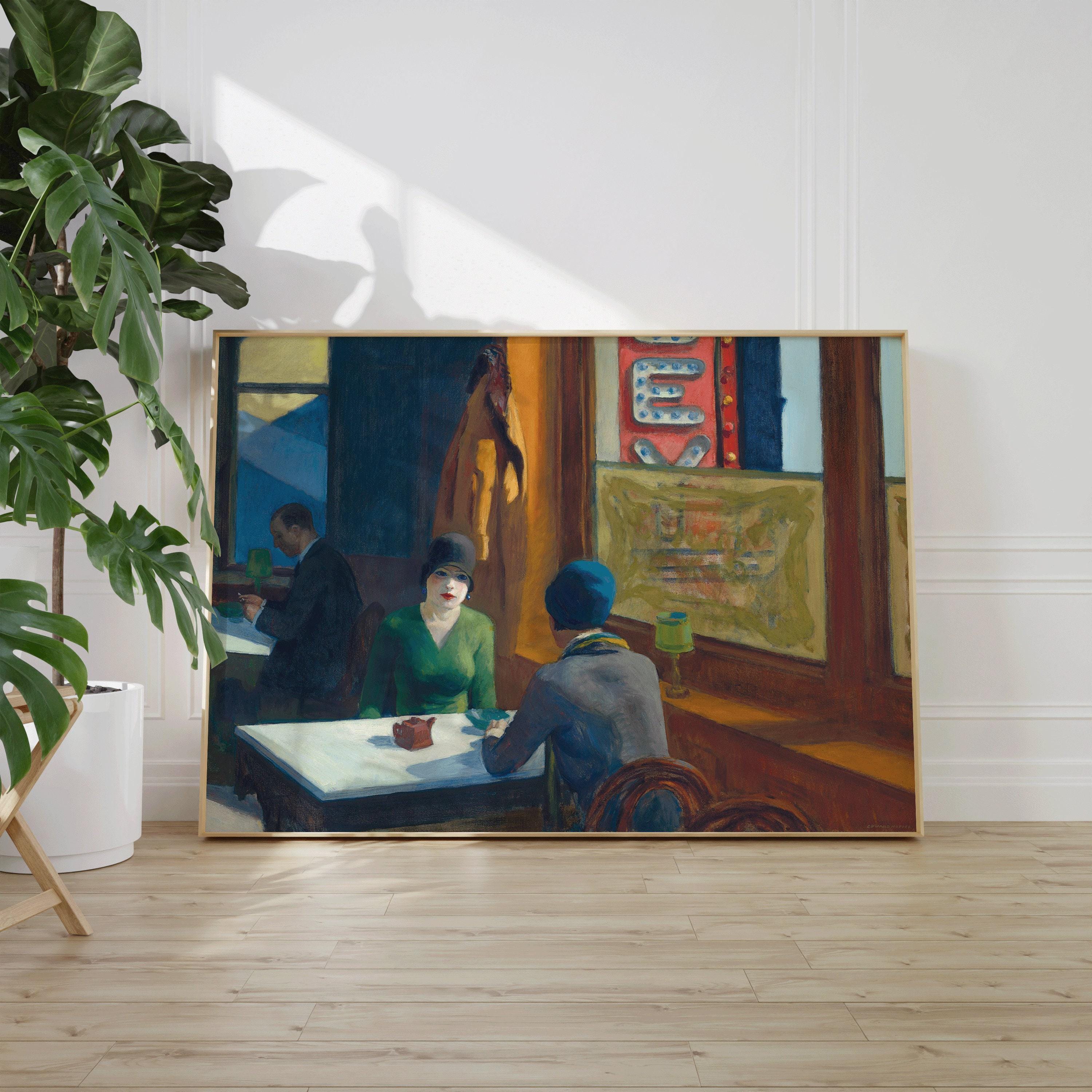 Edward Hopper - Cafe (Chop Suey) | Famous Art