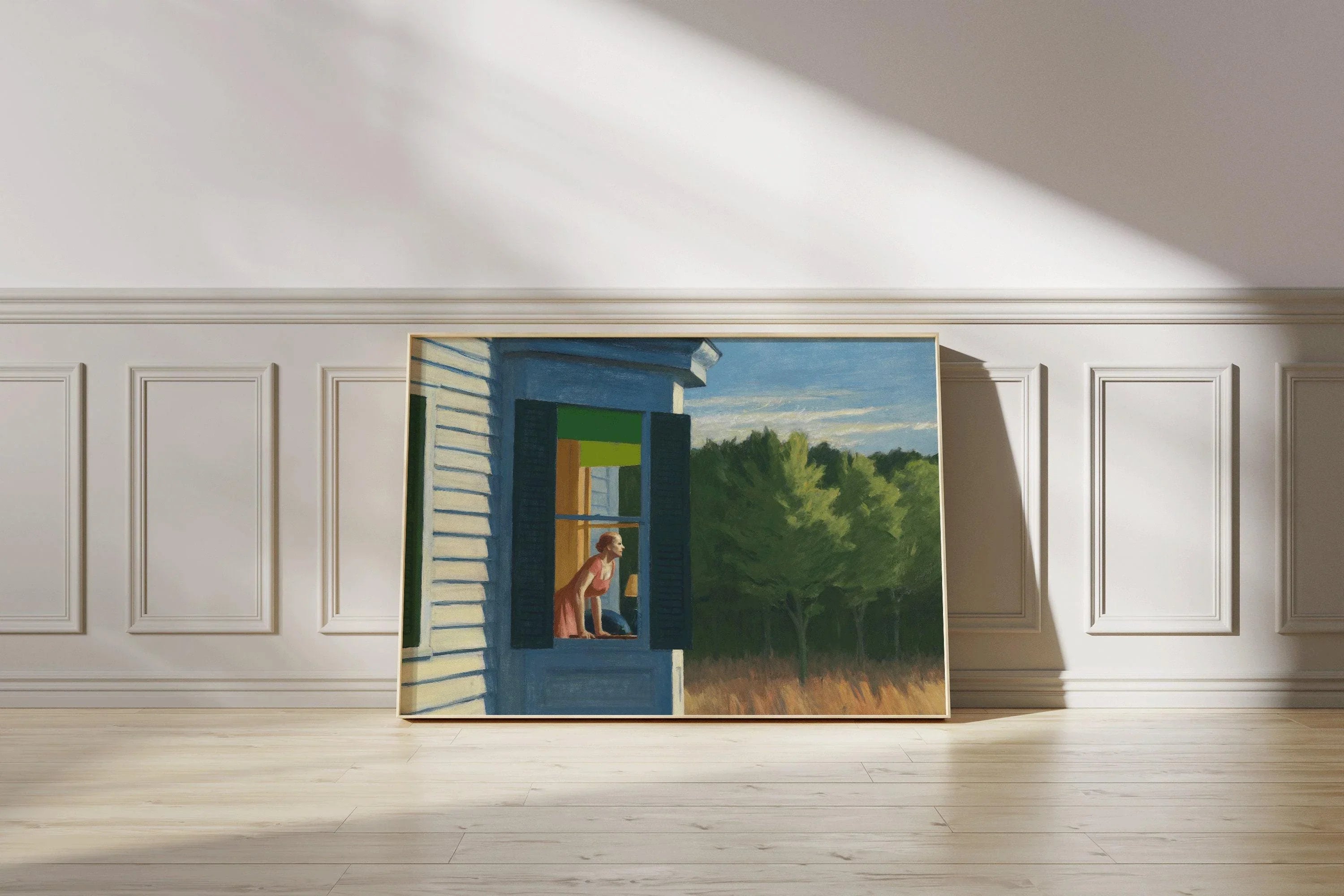 Edward Hopper - Cape Cod Morning | Famous Art