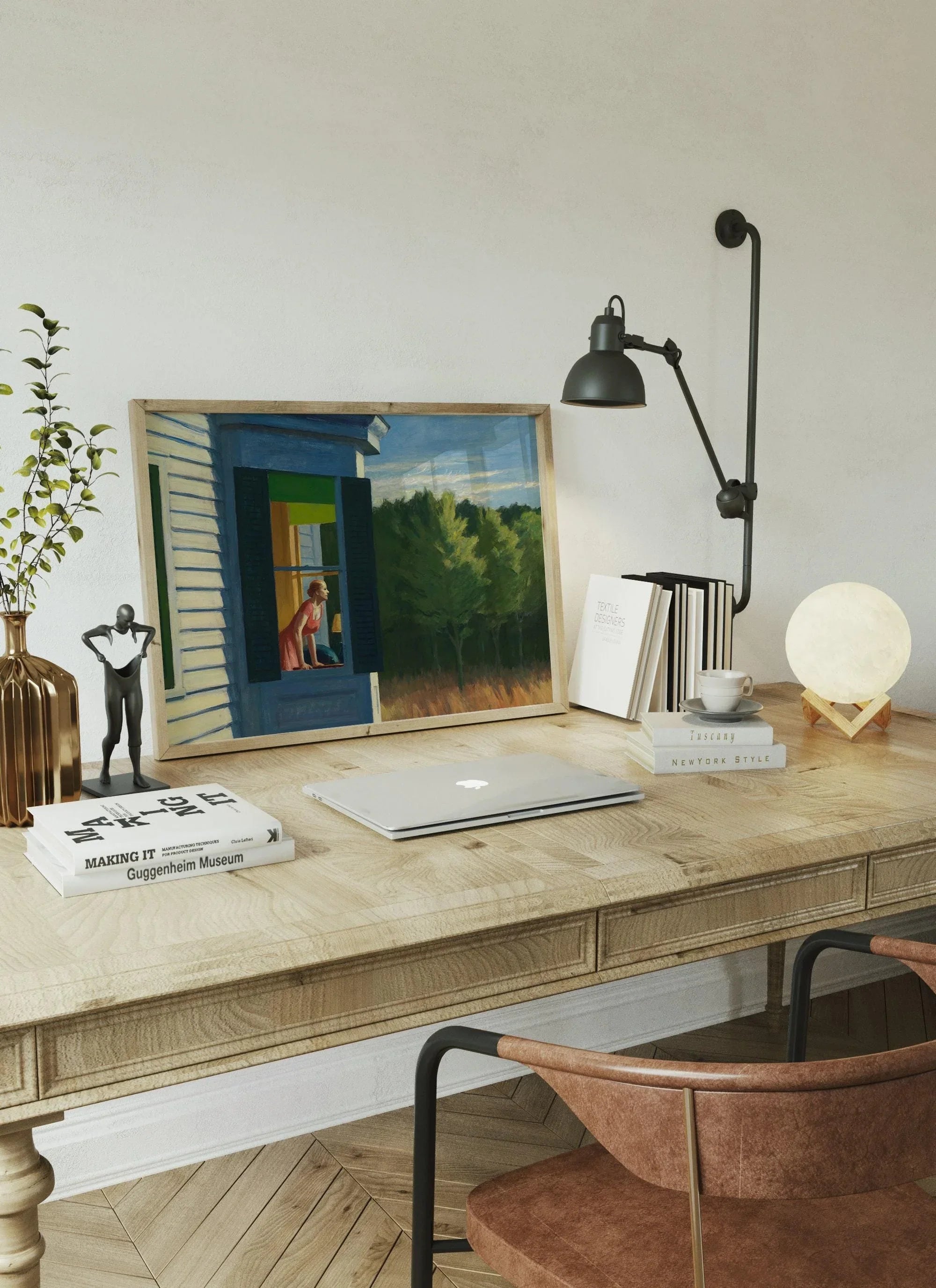 Edward Hopper - Cape Cod Morning | Famous Art