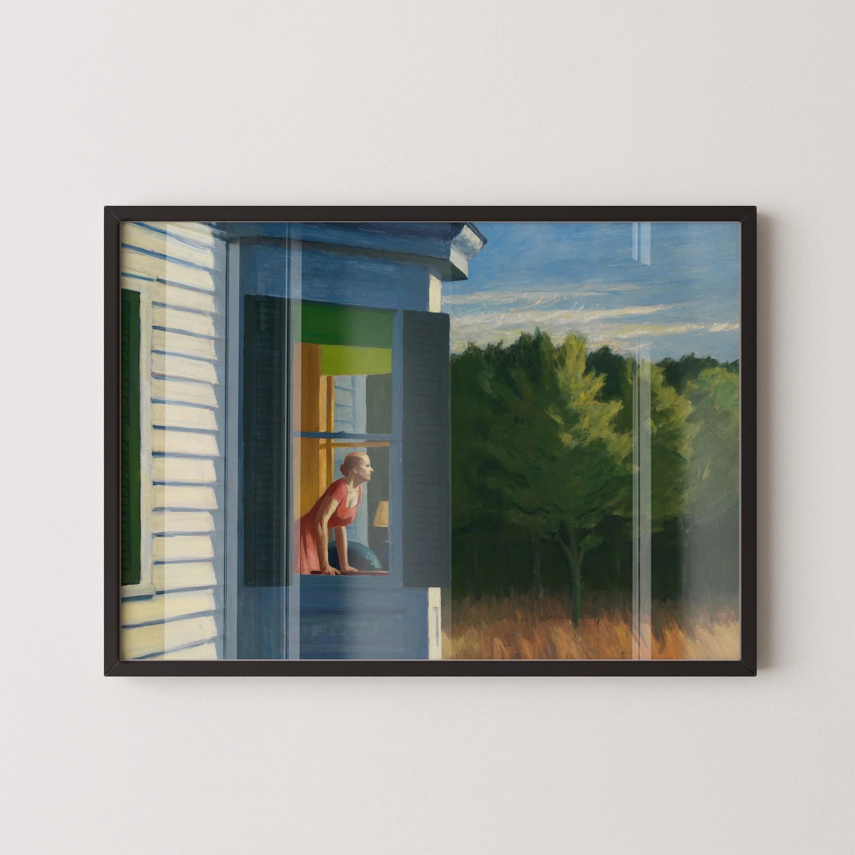 Edward Hopper - Cape Cod Morning | Famous Art (available handframed or unframed) - 9ArtPrints