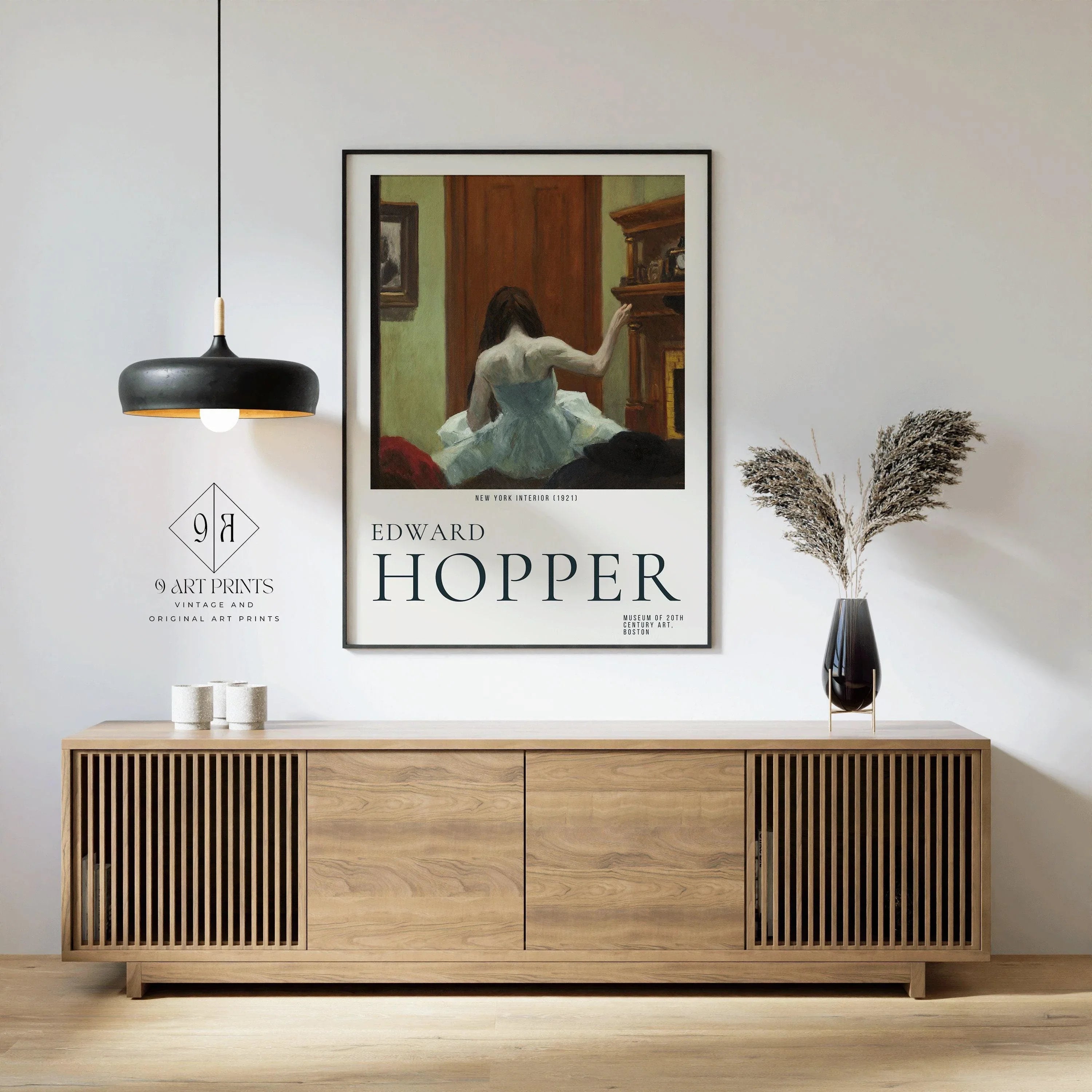 Edward Hopper - New York Interior | Famous Art (available handframed or unframed) - 9ArtPrints