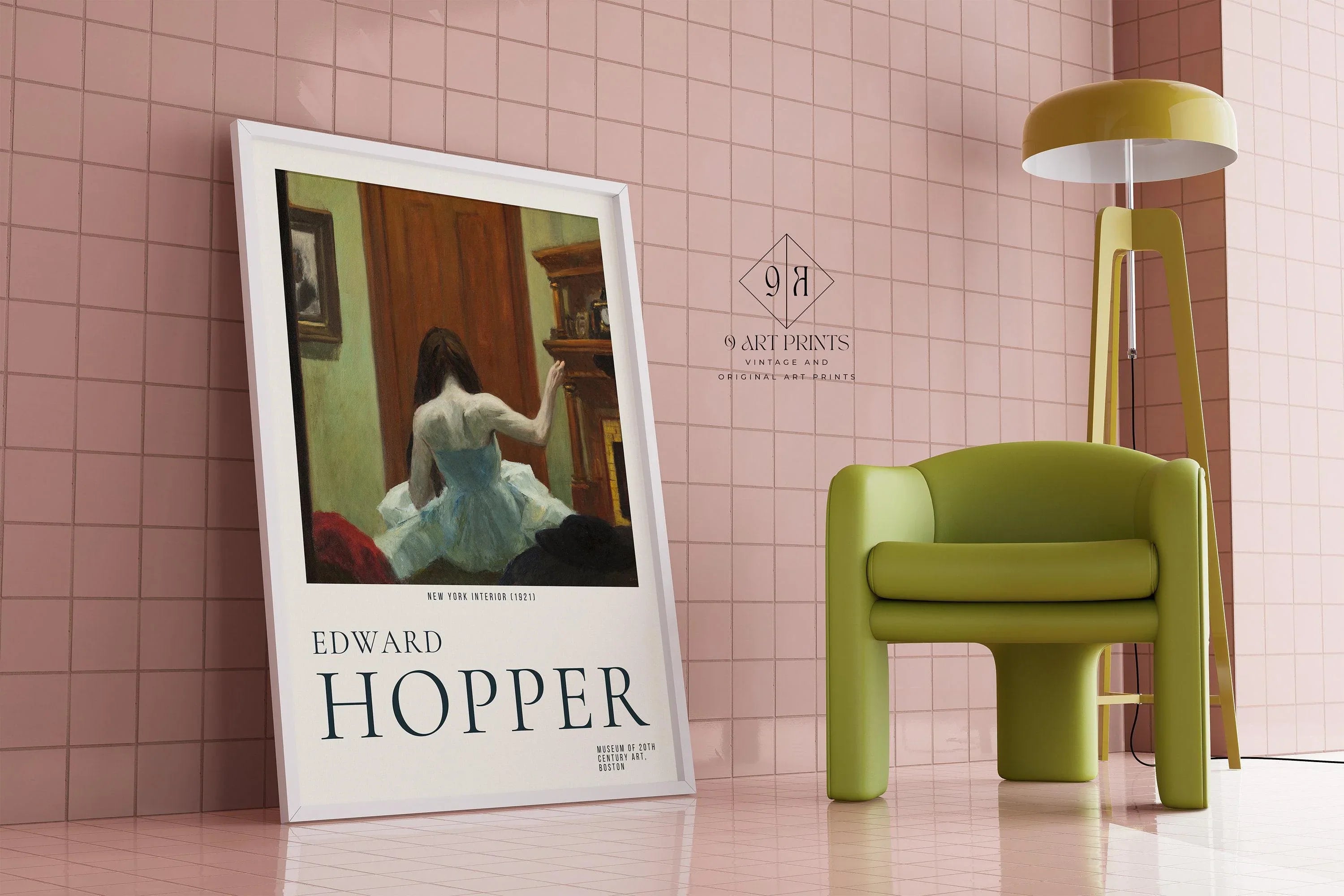 Edward Hopper - New York Interior | Famous Art