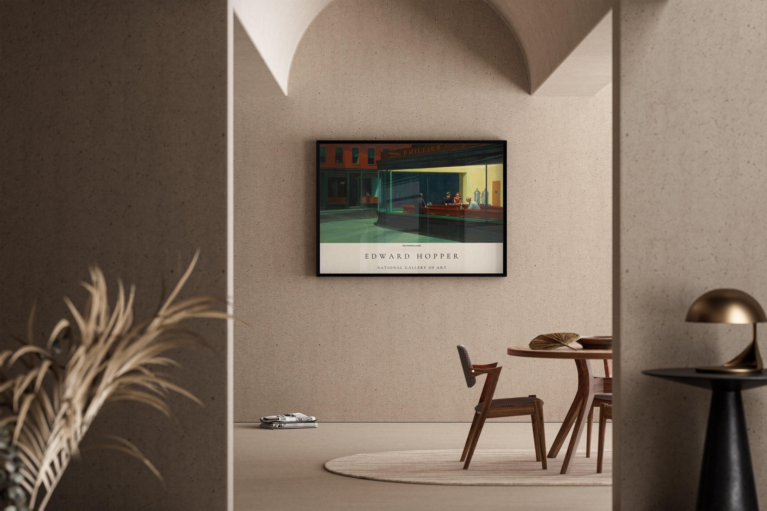 Edward Hopper - Nighthawks | Famous Art