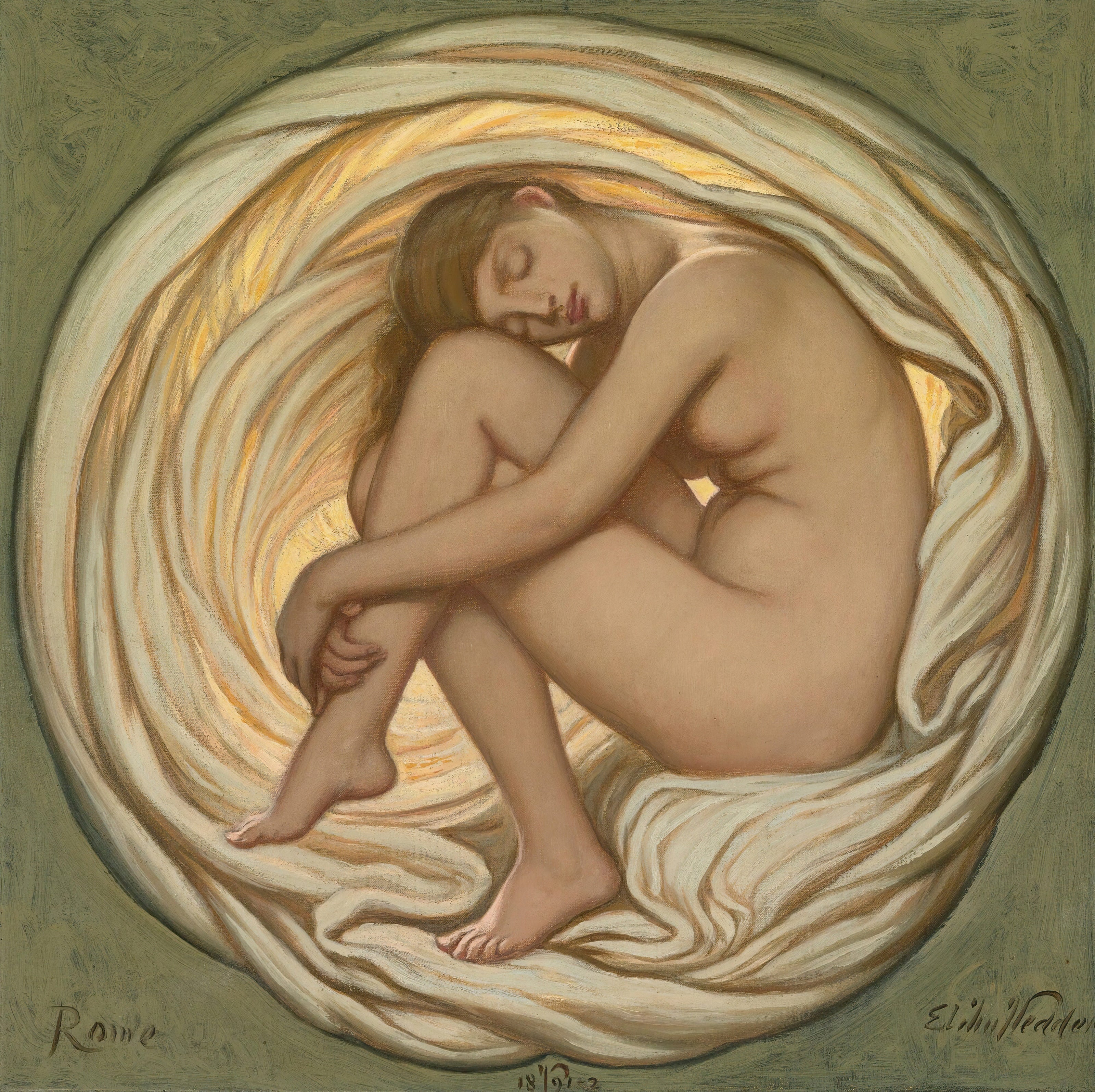 Elihu Vedder — The Heart of the Rose | Fine Art Giclée Print - 9ArtPrints