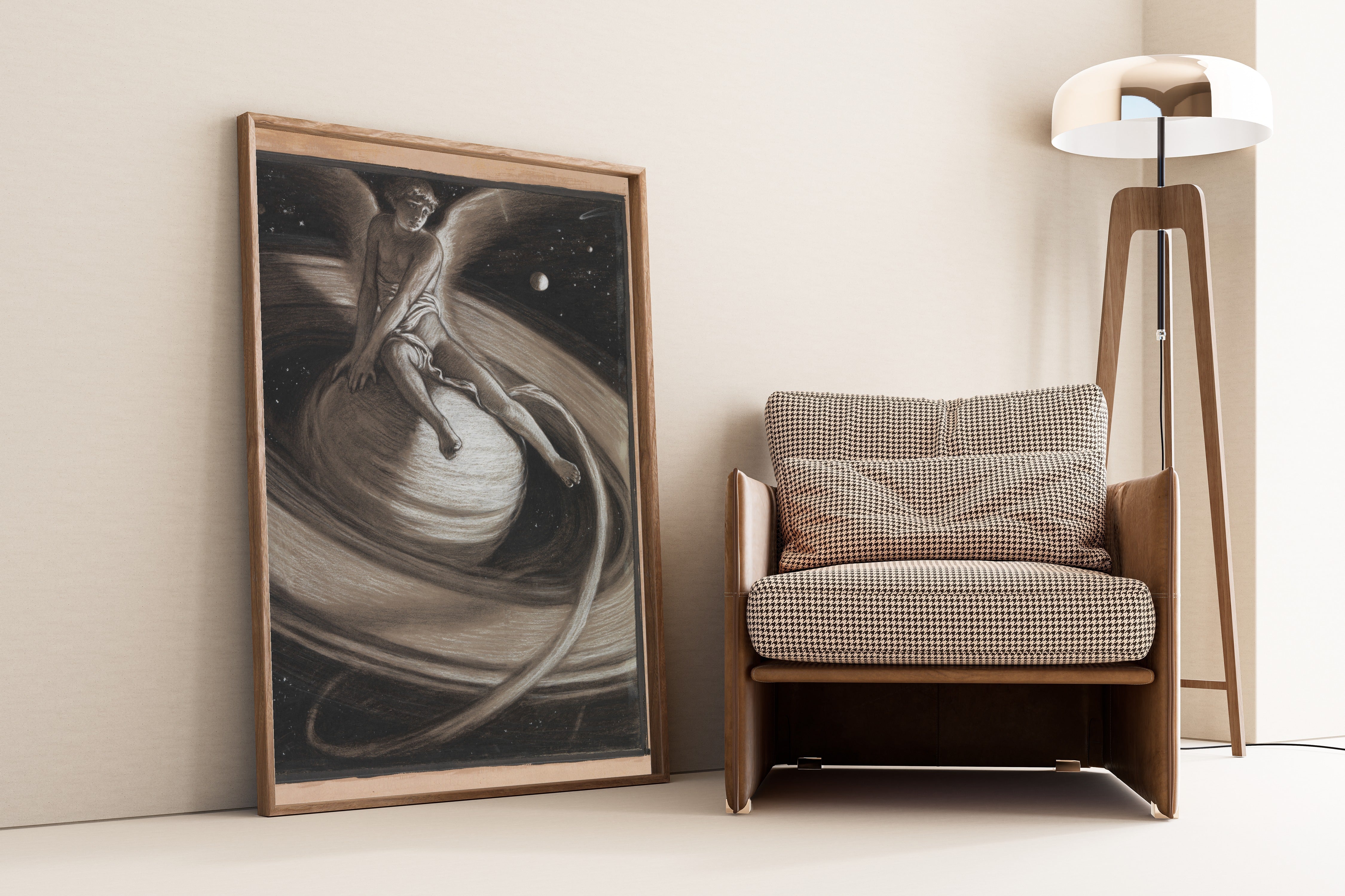 Elihu Vedder — The Throne of Saturn | Fine Art Giclée Print - 9ArtPrints