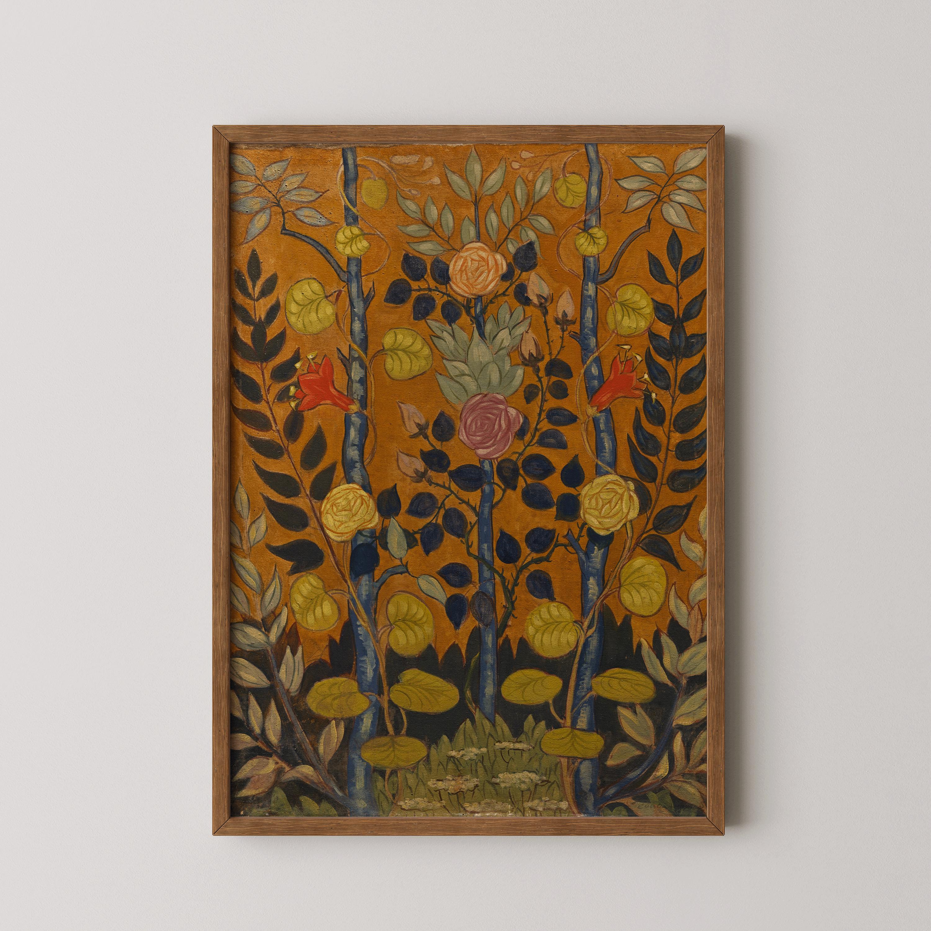 Emile Bernard - Des Roses Impressionist Art | The Astounding Hidden Gem That Will Transform Your Space | Vintage Still Life available framed - 9ArtPrints