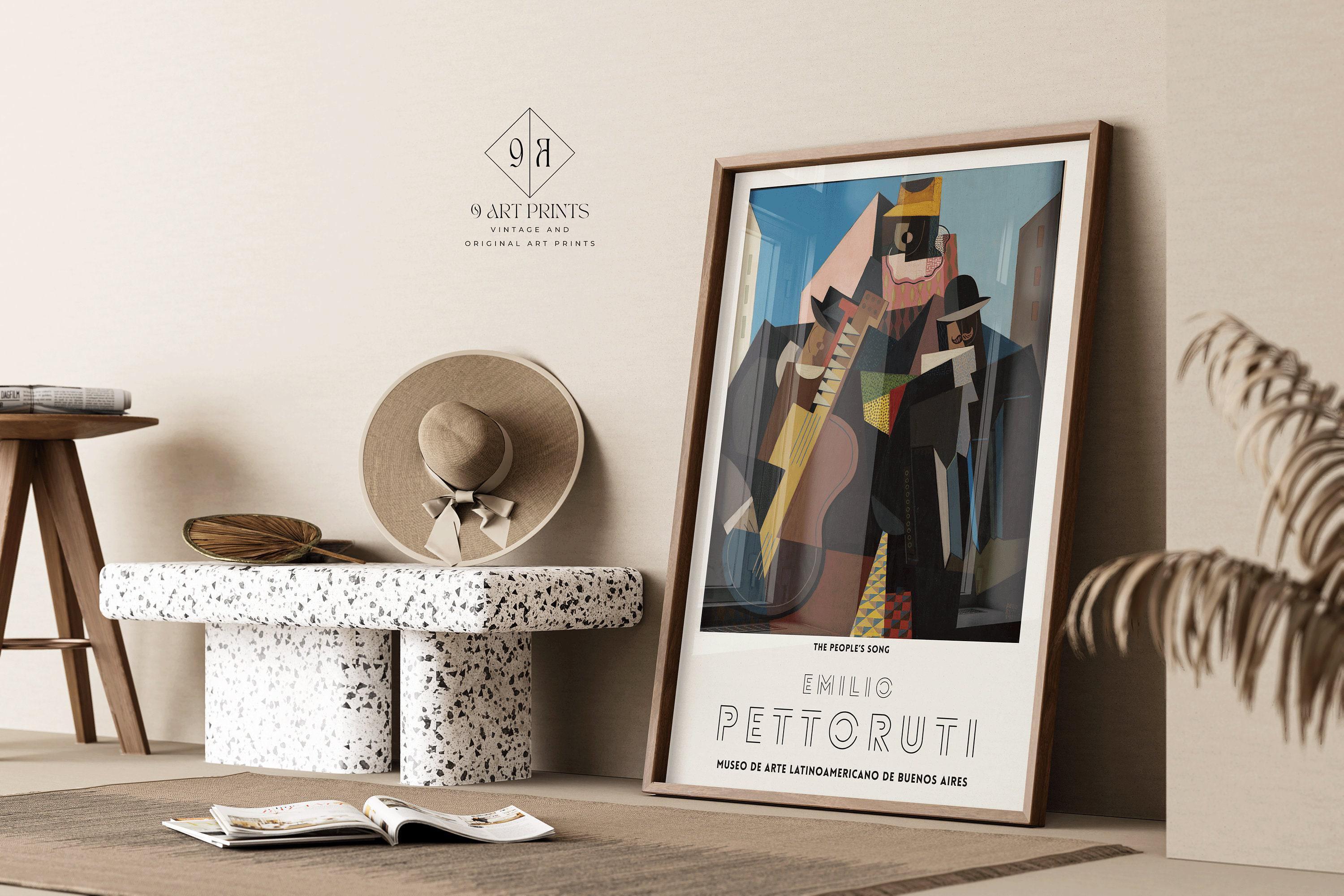 Emilio Pettoruti - The People's Song | Famous Cubist Art (available handframed or unframed) - 9ArtPrints