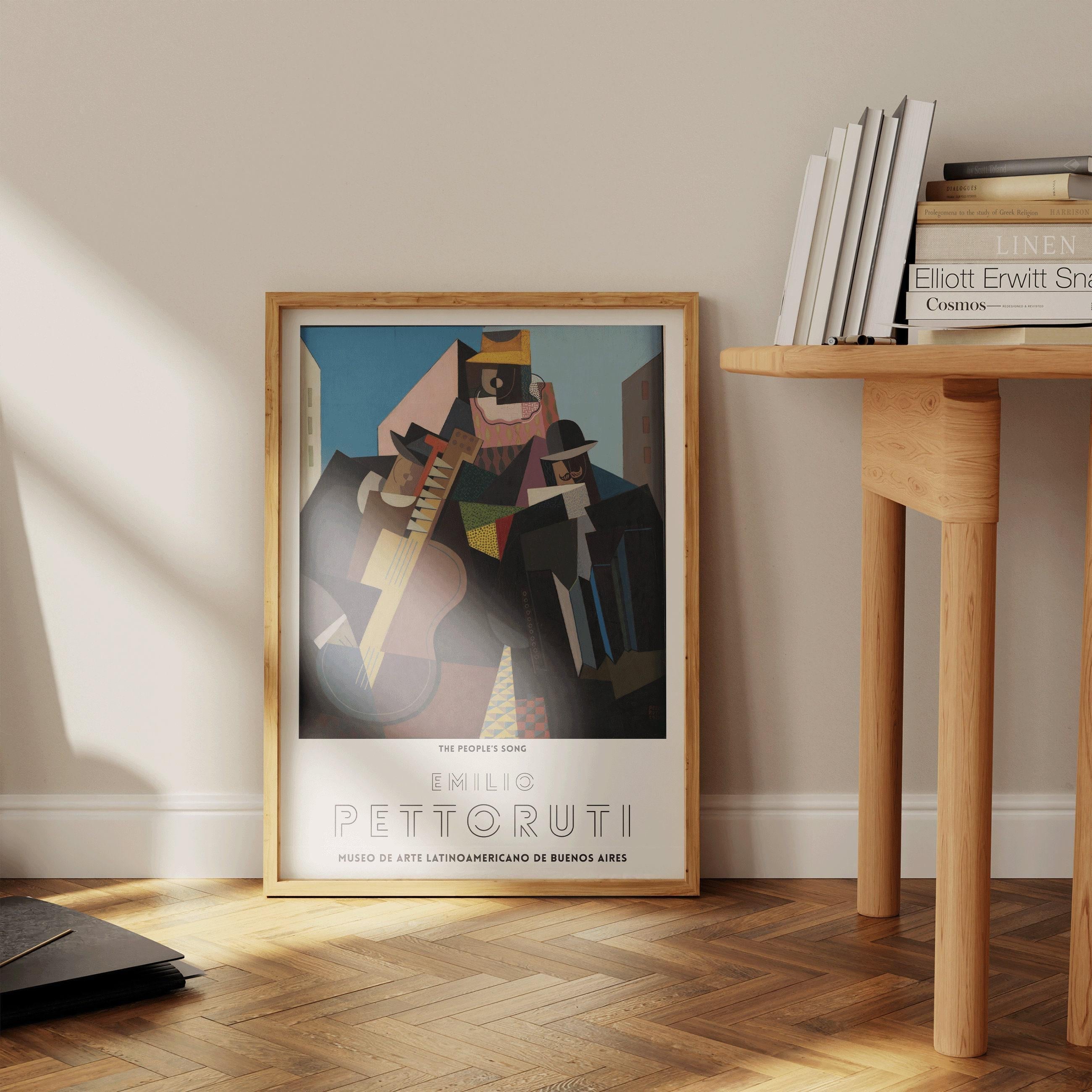 Emilio Pettoruti - The People's Song | Famous Cubist Art